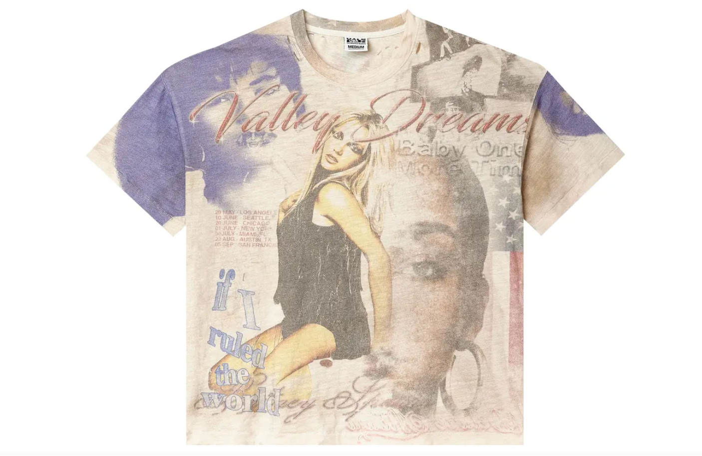 Vale Forever Crash Tee 'Cream'