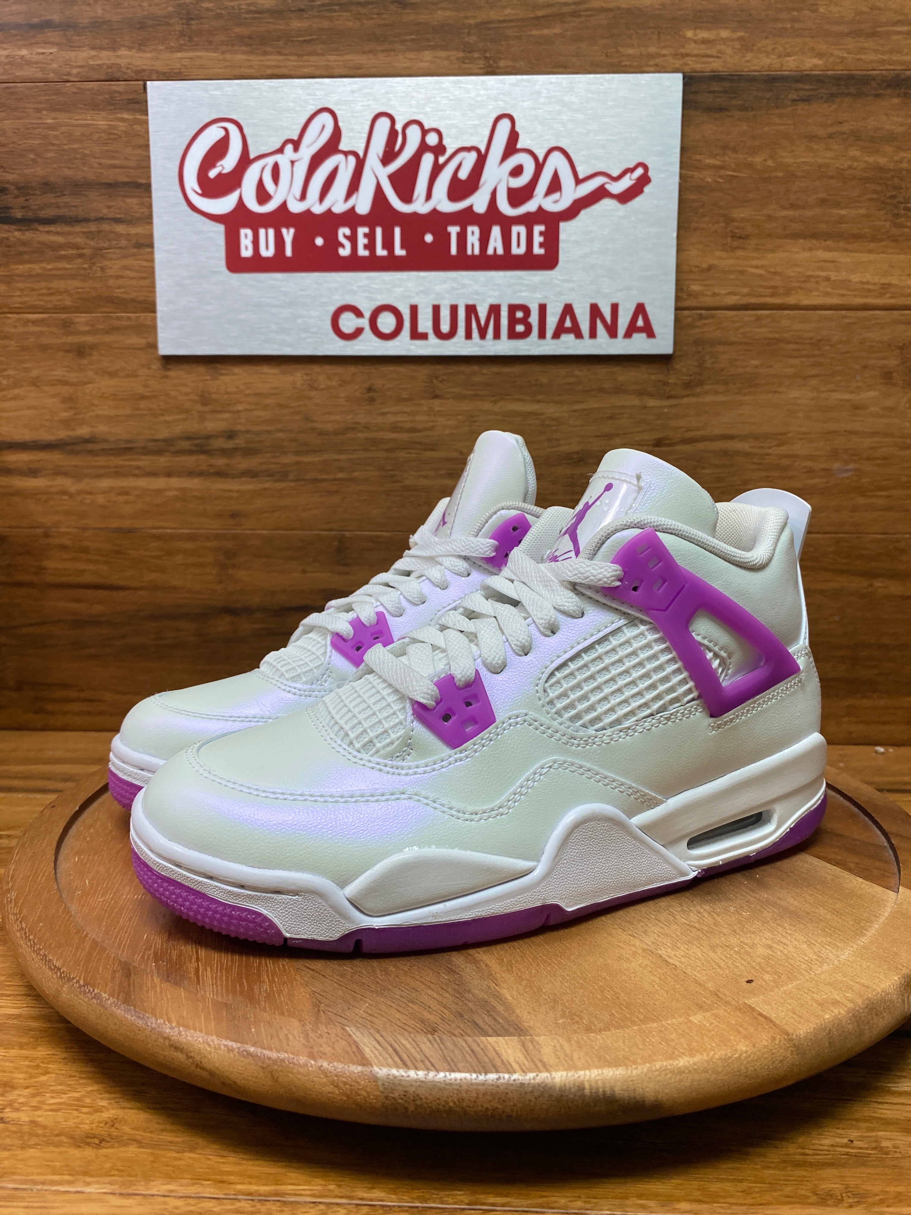 Jordan 4 Retro Hyper Violet (GS)