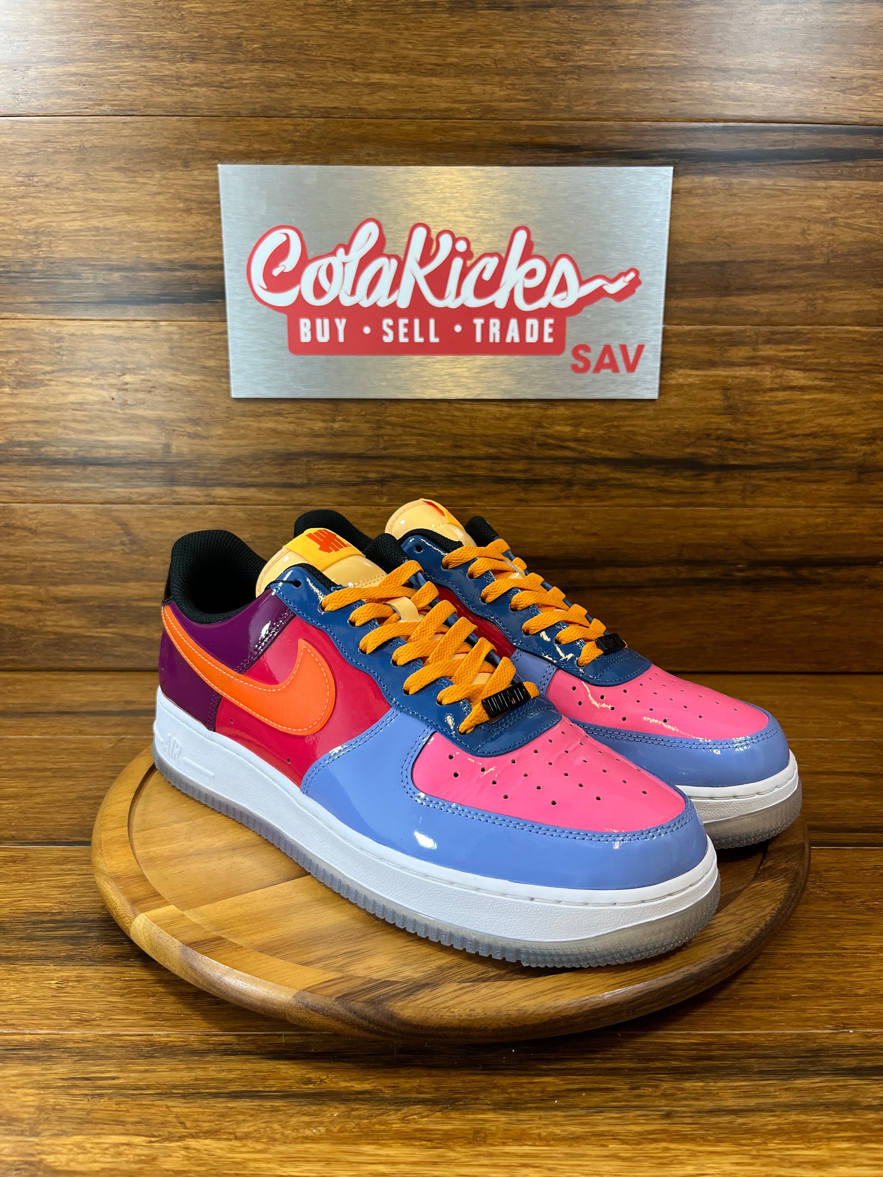 Nike Air Force 1 Low SP Undefeated Multi-Patent Total Orange