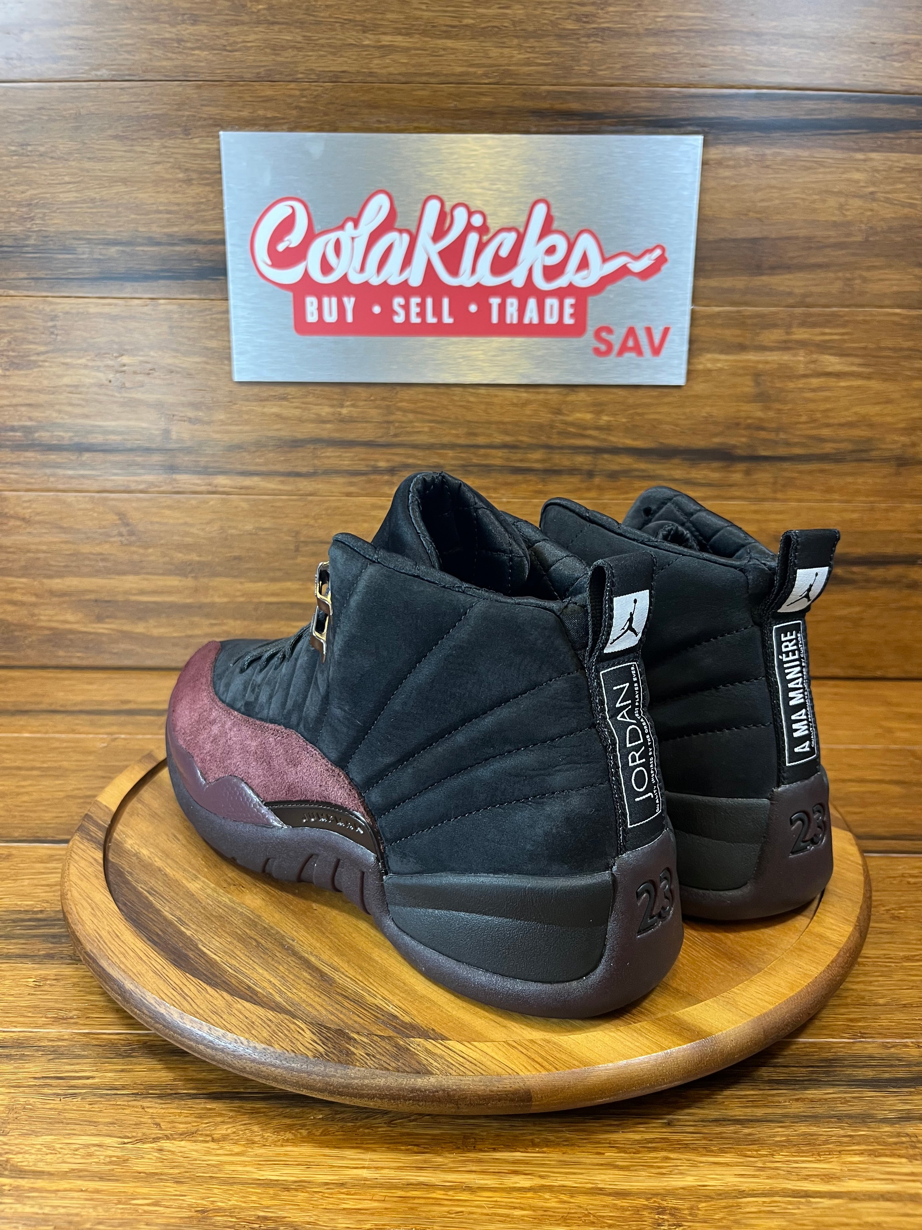 Jordan 12 Retro SP A Ma Maniére Black (Women's)