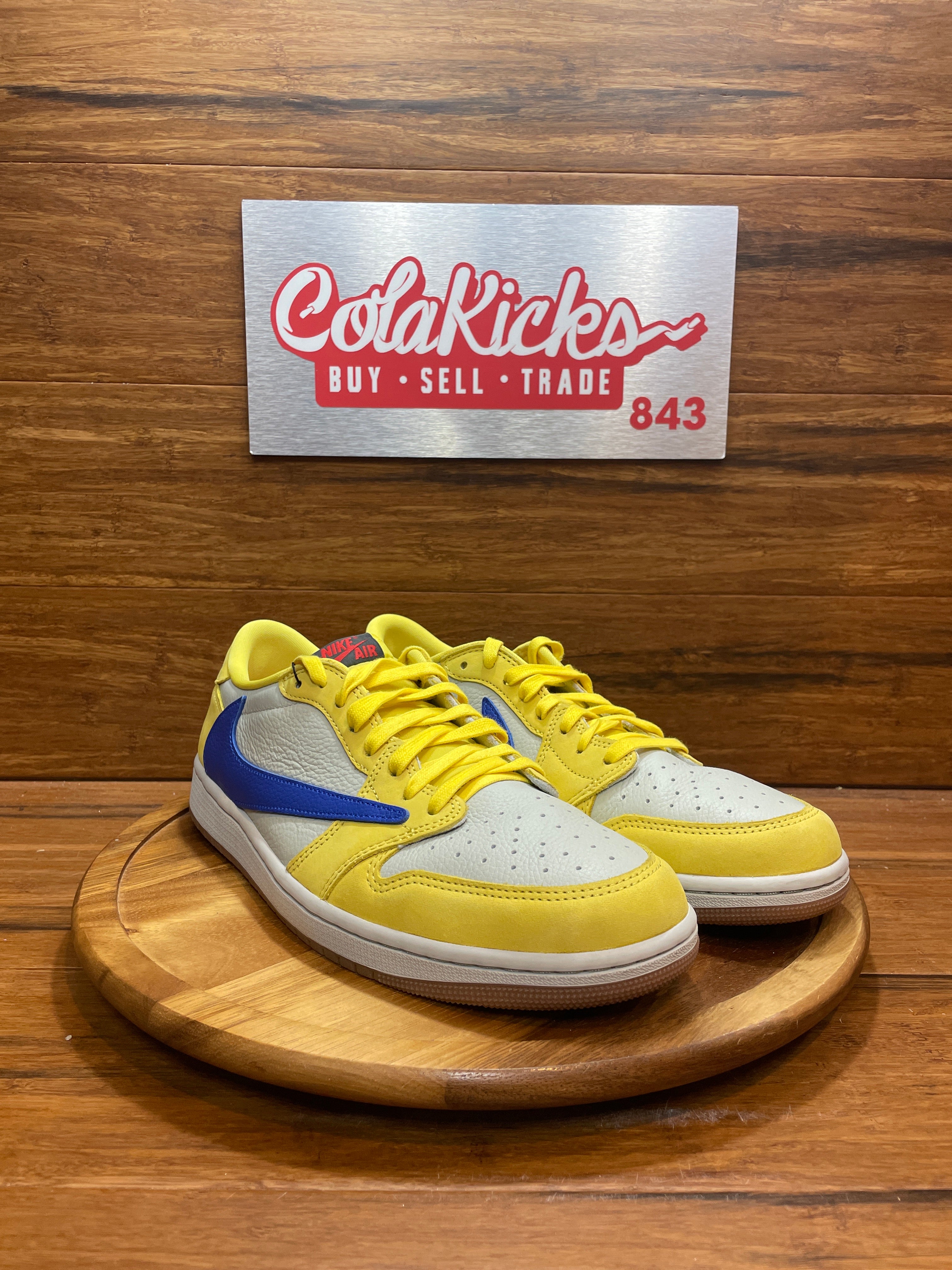 Jordan 1 Retro Low OG SP Travis Scott Canary (Women's)