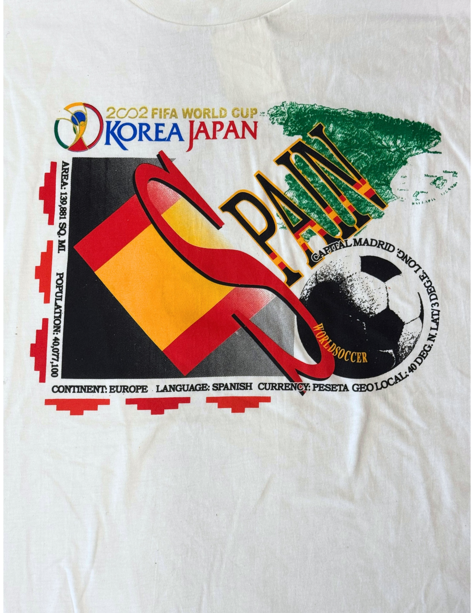 Spain 2002 World Cup Tee
