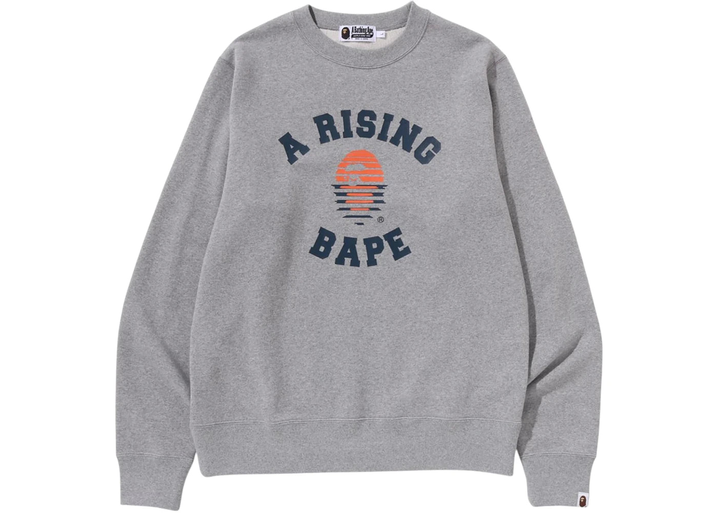 BAPE A Rising Bape Sweatshirt Gray