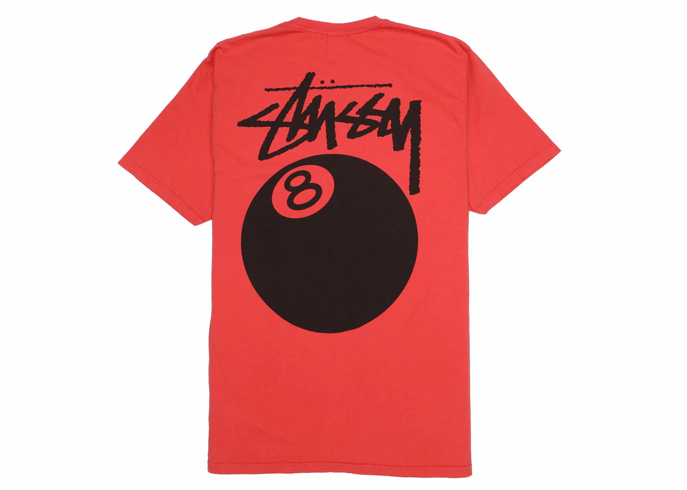 Stussy 8 Ball Pigment Dyed Tee Guava
