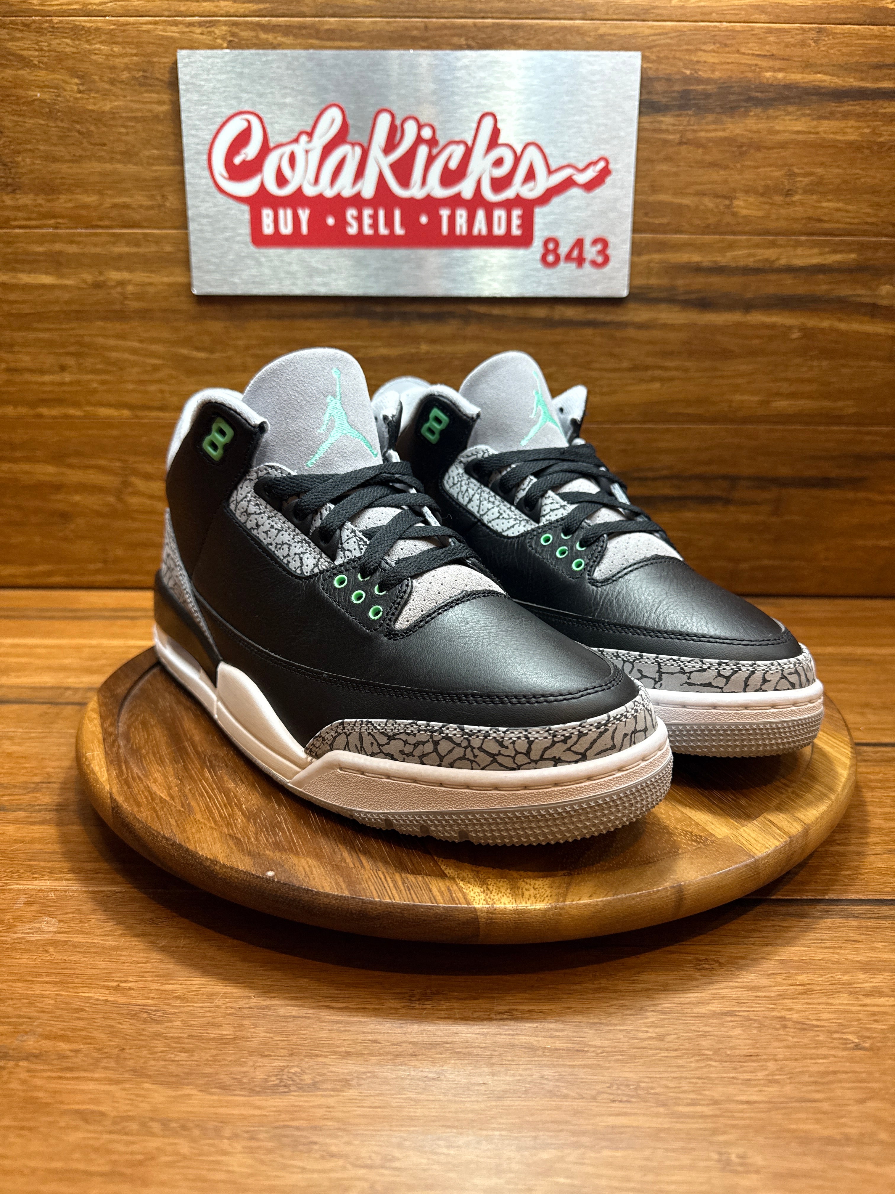 Jordan 3 Retro Green Glow