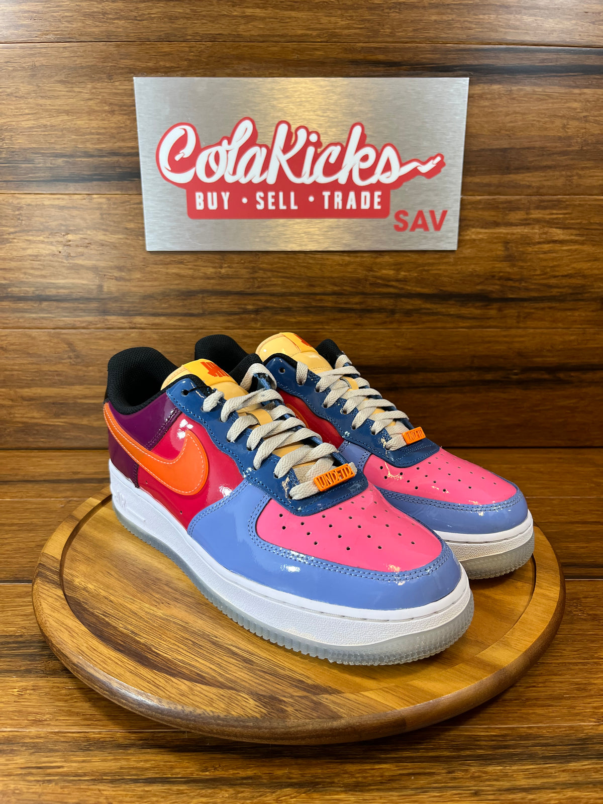 Nike Air Force 1 Low SP Undefeated Multi-Patent Total Orange