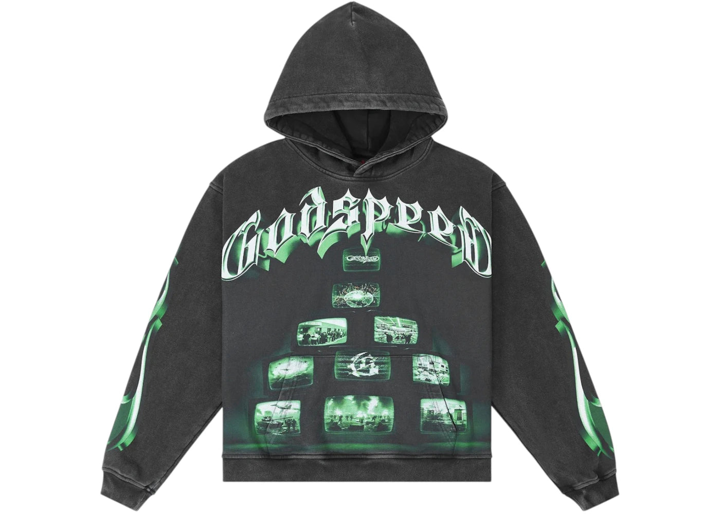 Godspeed Overstimulation 2025 Hoodie Black Wash MB