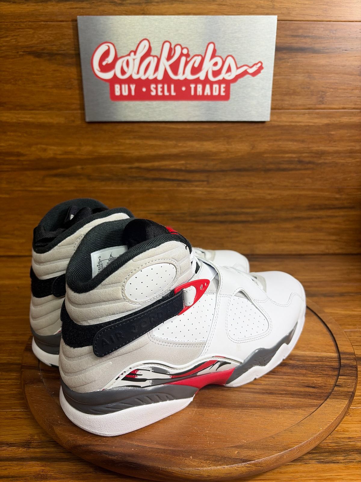 Jordan 8 Retro White True Red (2025)