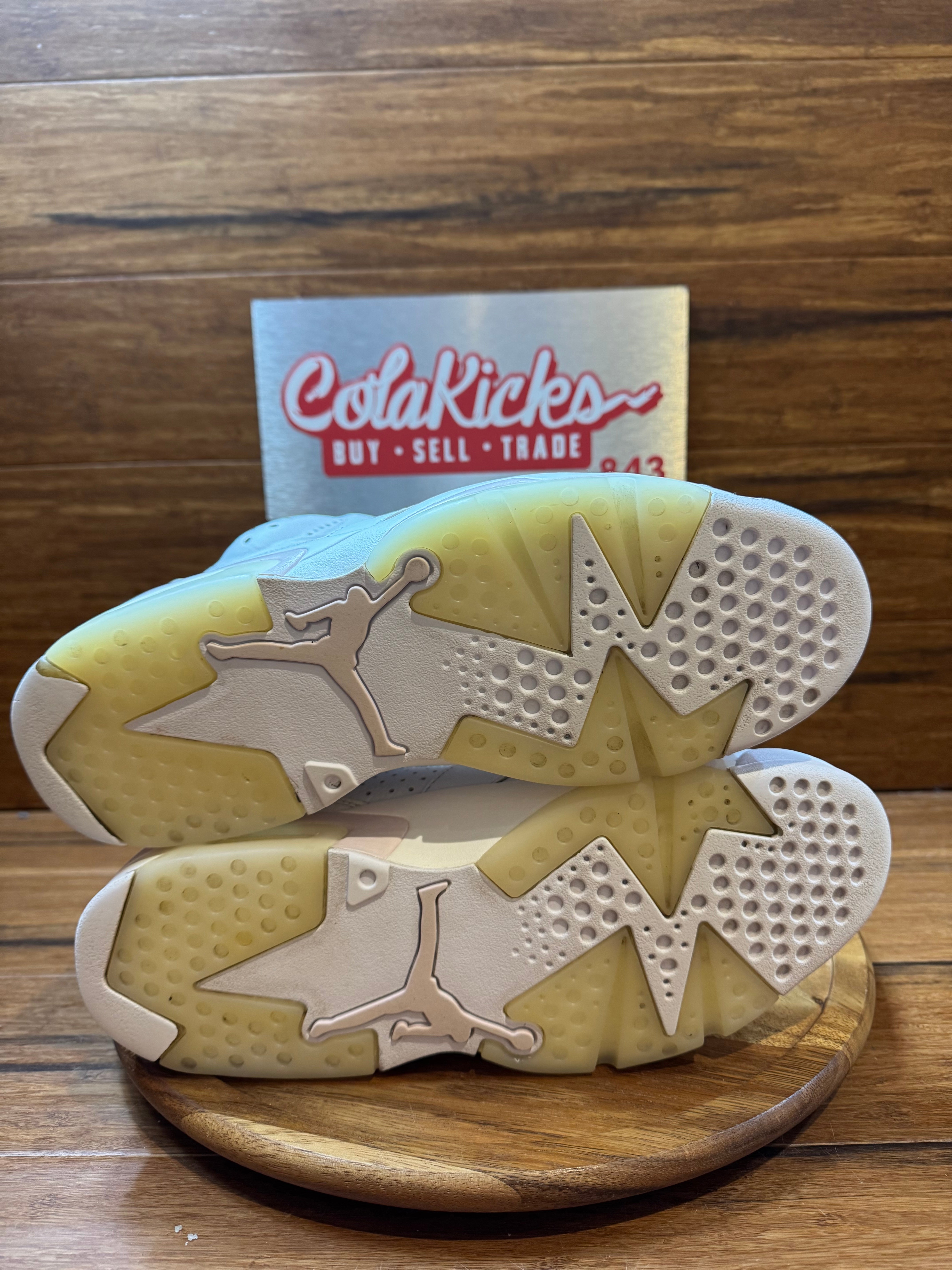 Jordan 6 Retro Gold Hoops (Women's)
