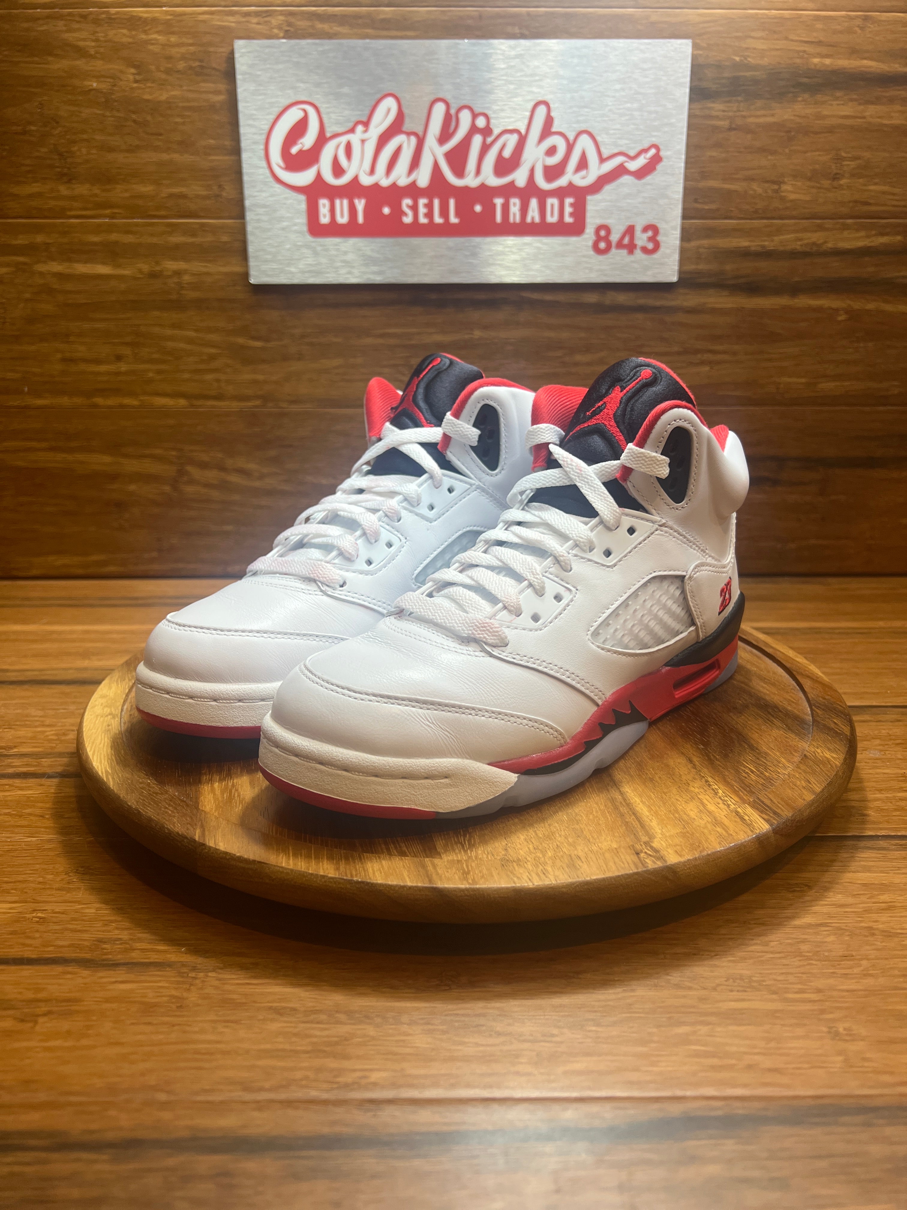 Jordan 5 Retro Fire Red Black Tongue (2025) (GS)