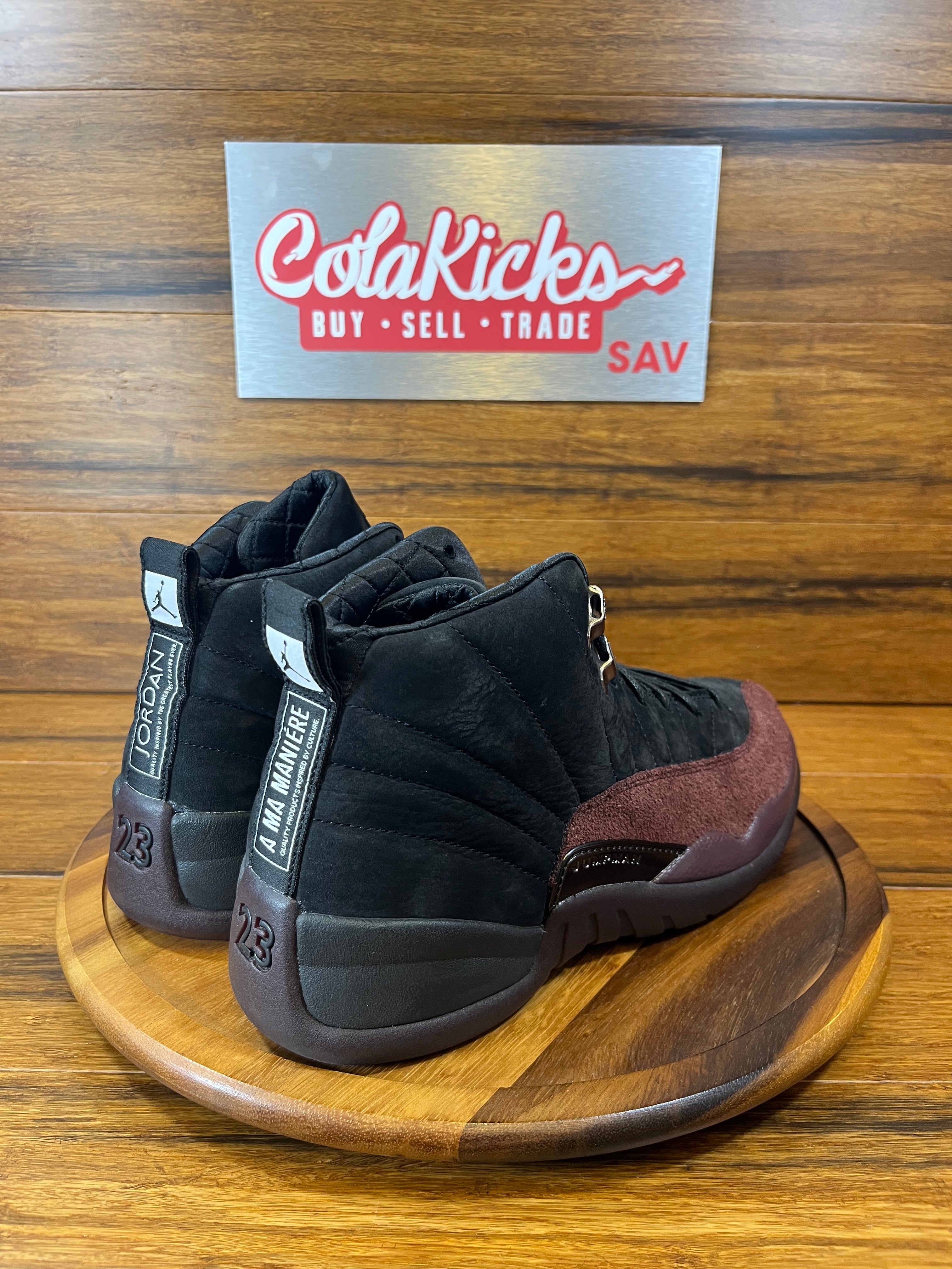 Jordan 12 Retro SP A Ma Maniére Black (Women's)