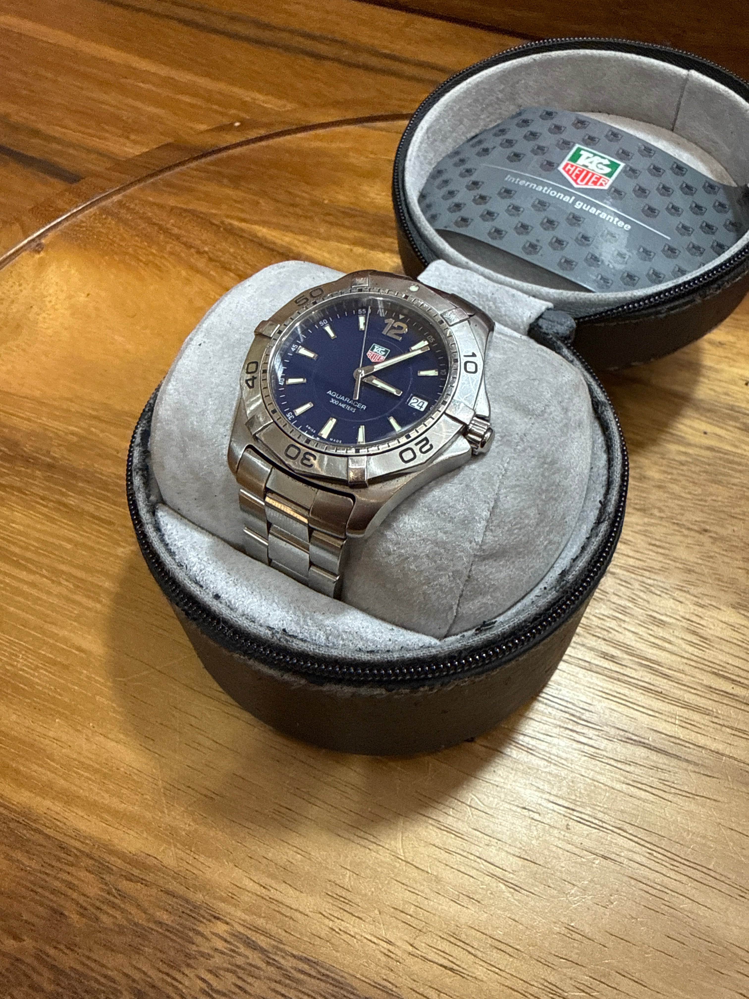 Tag Heuer Blue Dial Aquaracer