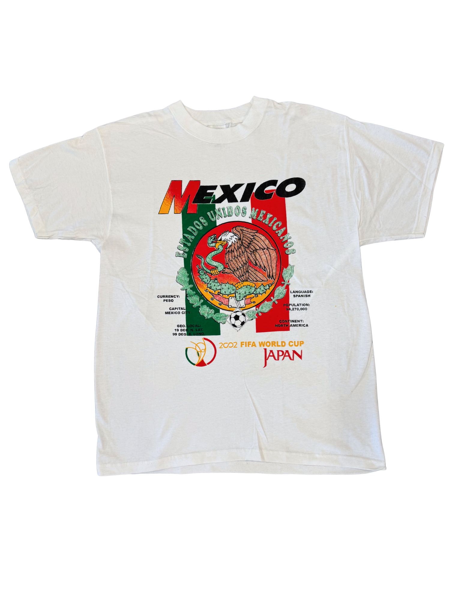 Mexico  2002 World Cup Tee Type 1