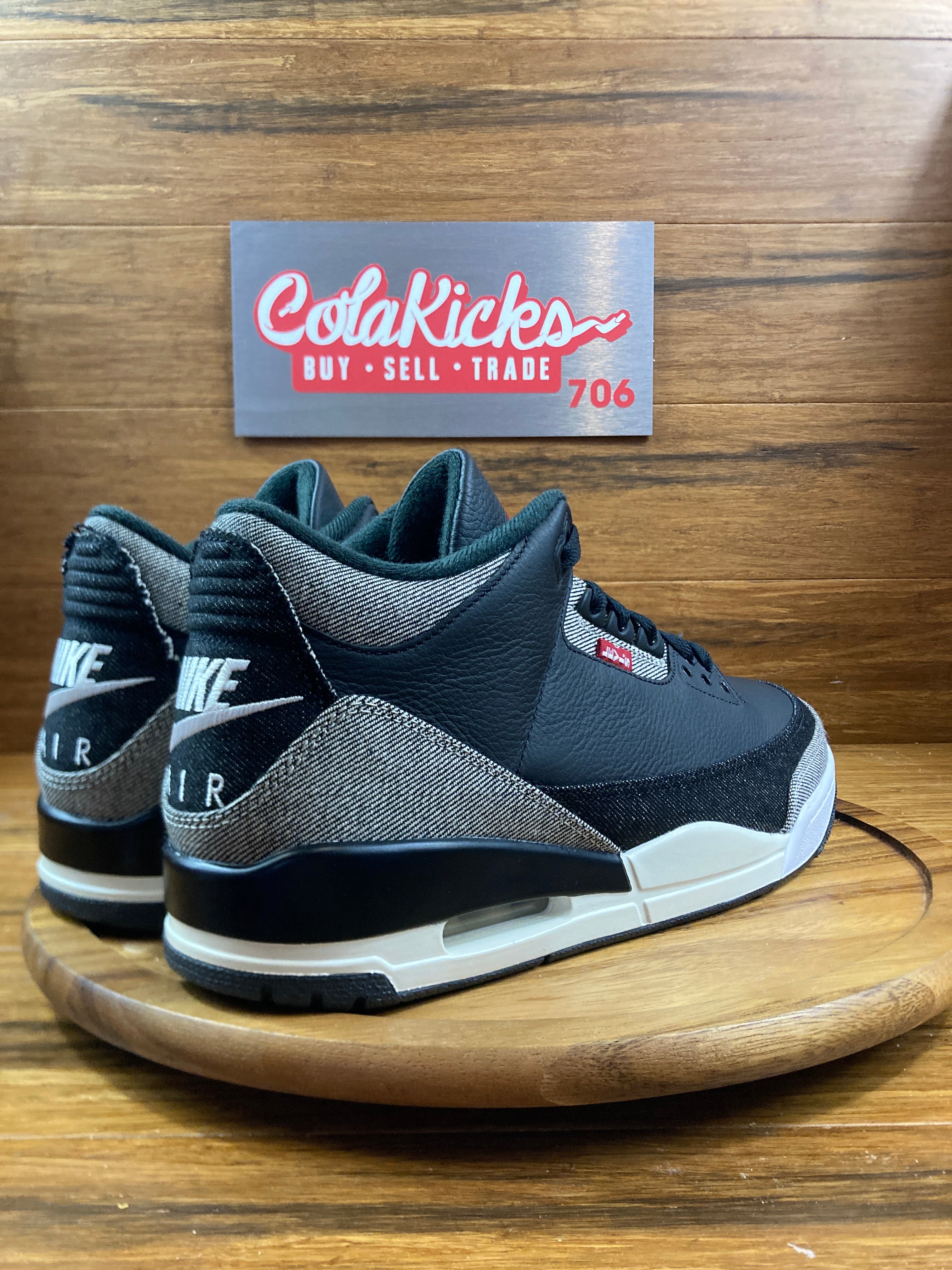 Jordan 3 Retro Levi’s Black