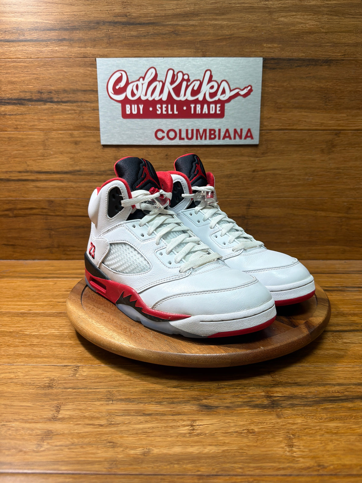 Jordan 5 Retro Fire Red Black Tongue (2025)