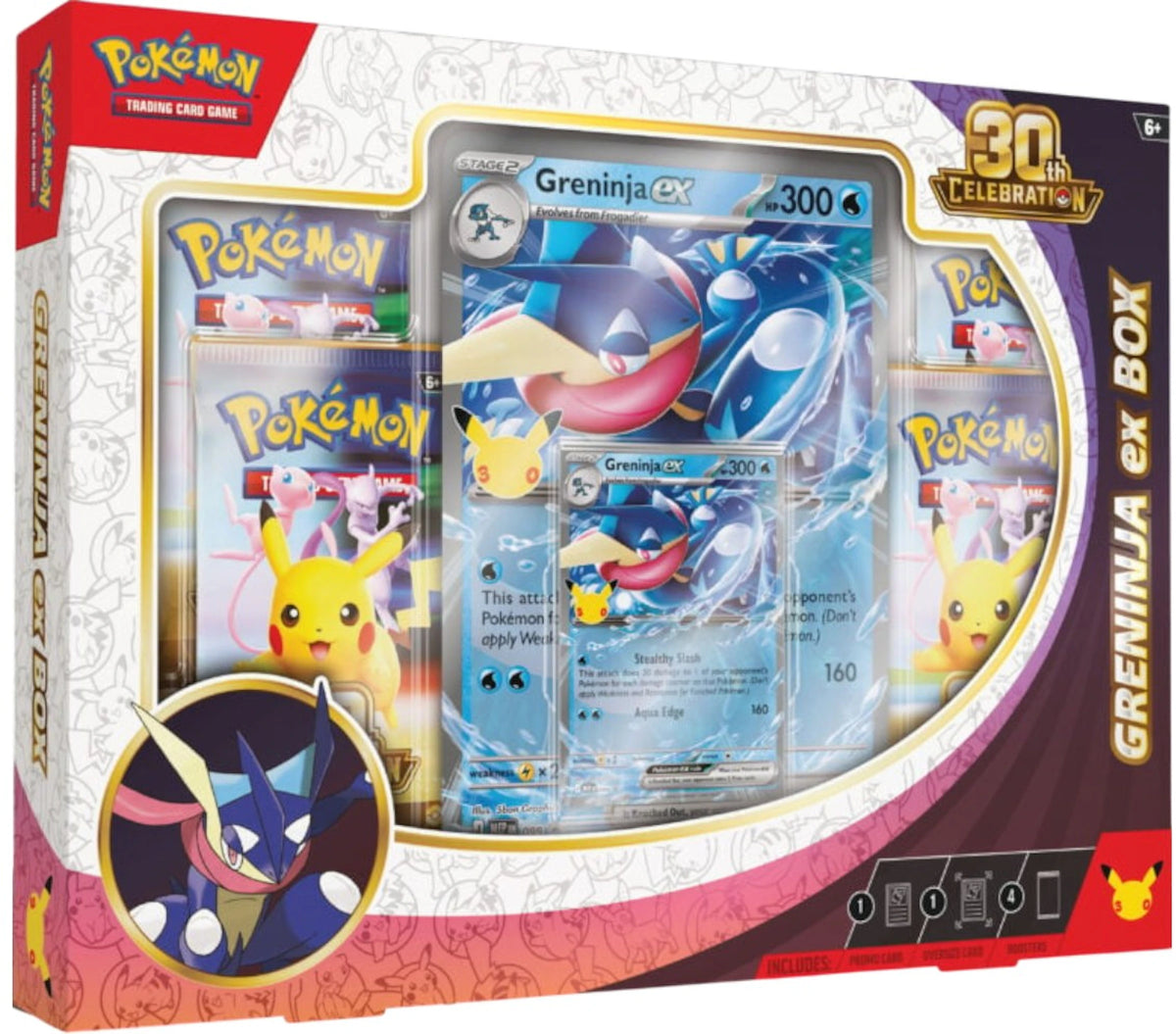 2026 Pokémon Mega Evolution 30th Celebration Greninja ex Box Wax Set