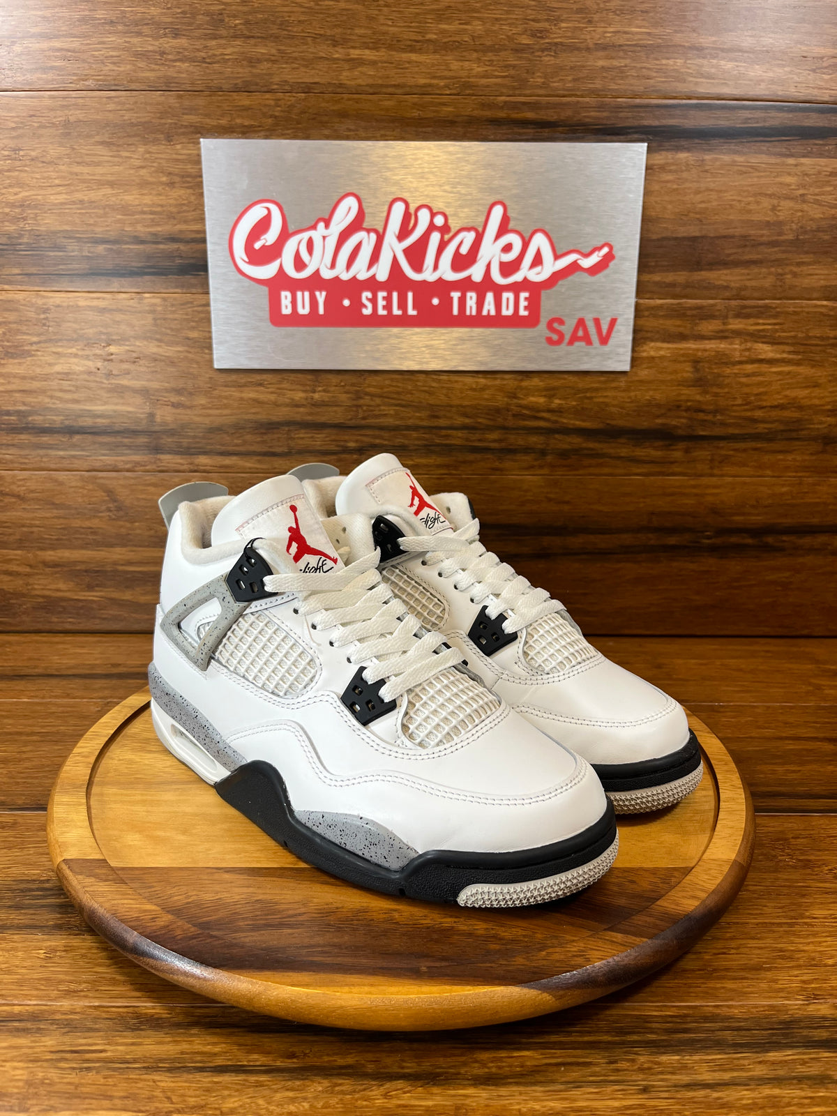 Jordan 4 Retro White Cement (2025) (GS)