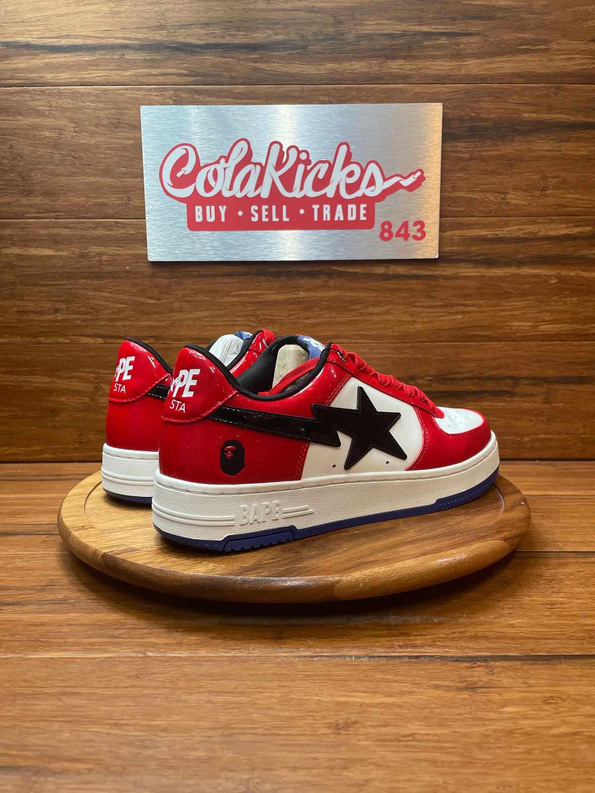 A Bathing Ape Bape Sta #1 Red