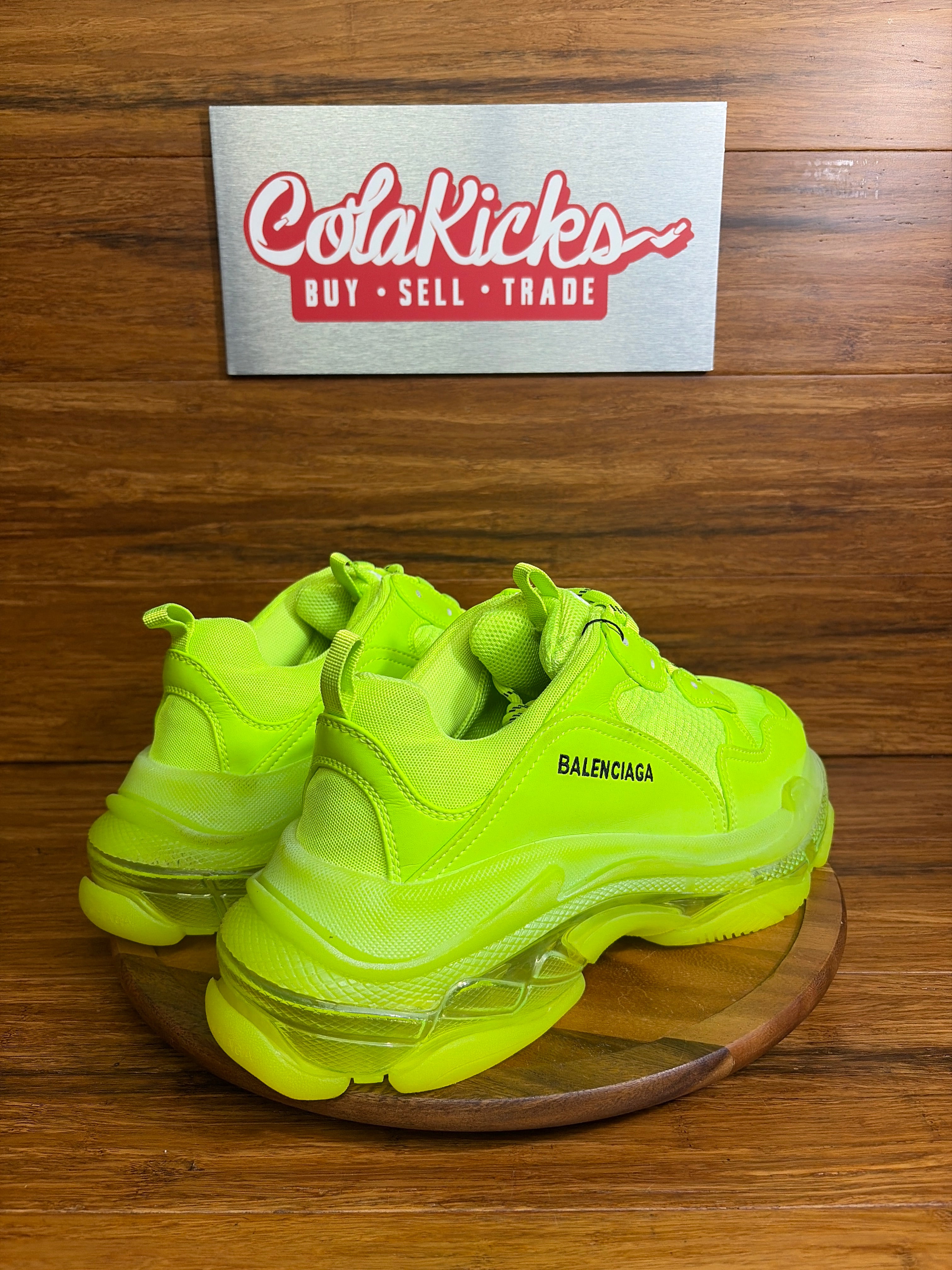 Balenciaga Triple S Clear Sole Fluo Yellow