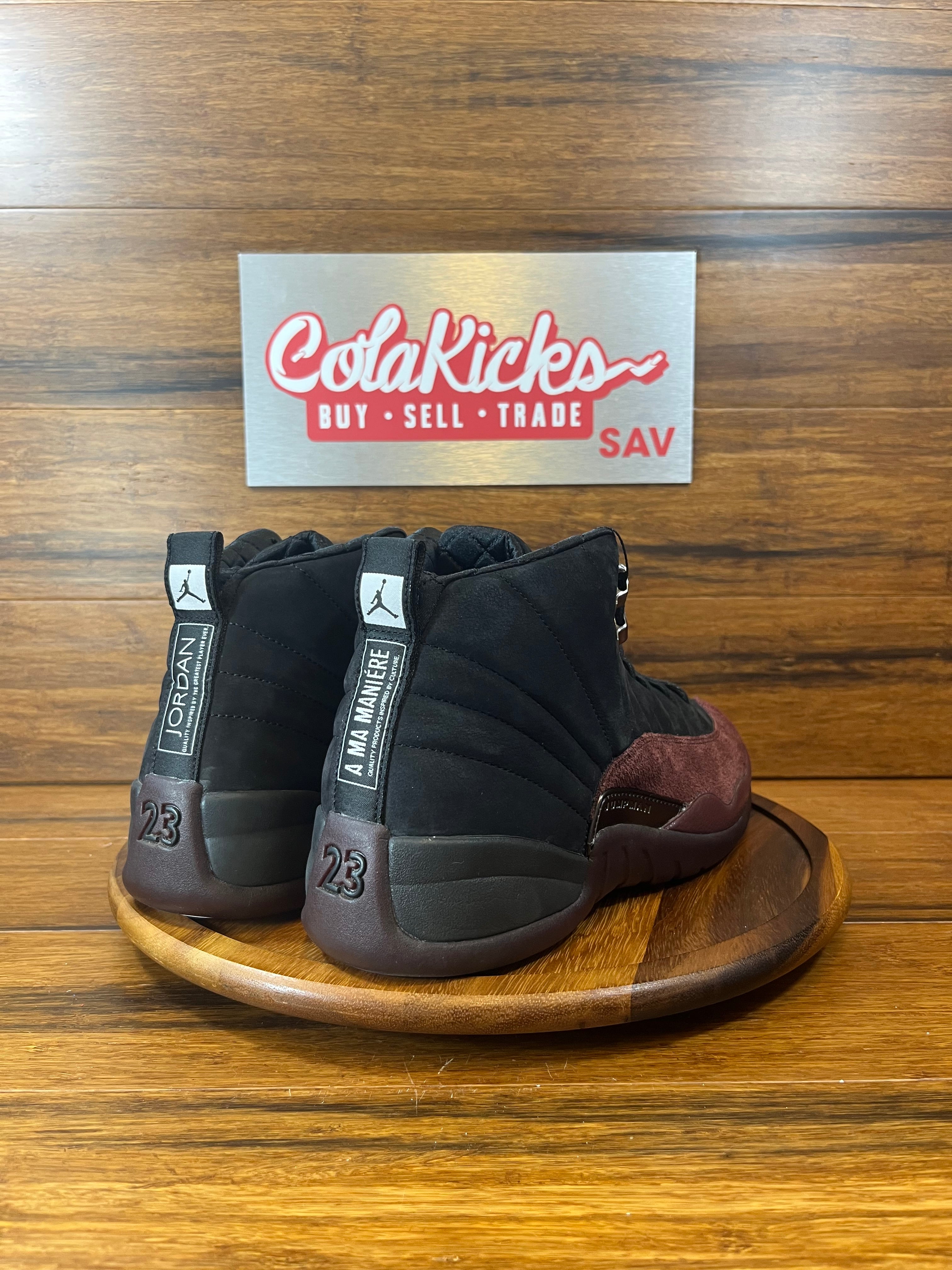 Jordan 12 Retro SP A Ma Maniére Black (Women's)