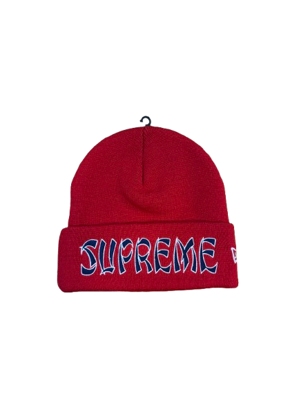 Supreme New Era Action Beanie Red
