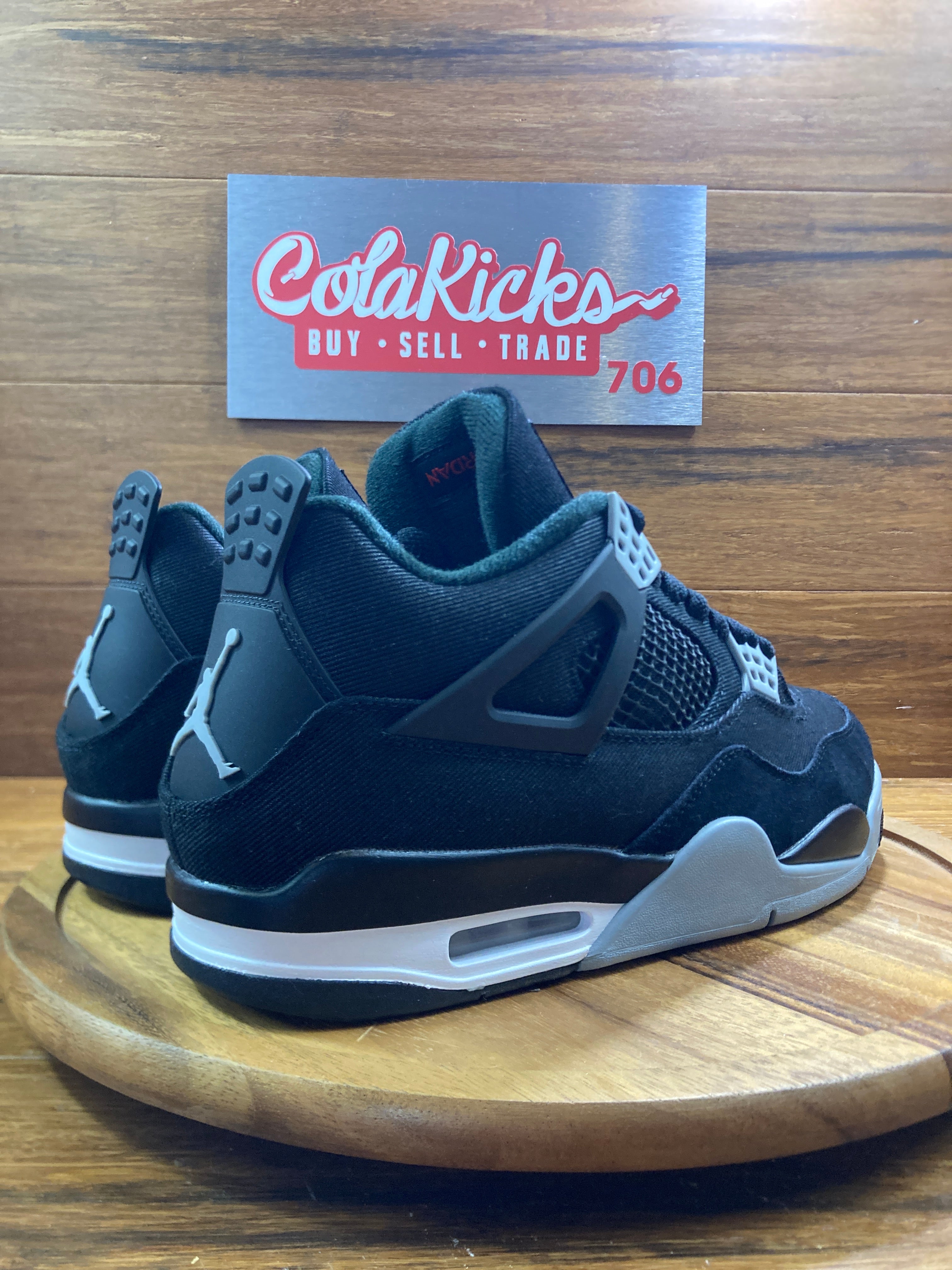 Jordan 4 Retro SE Black Canvas