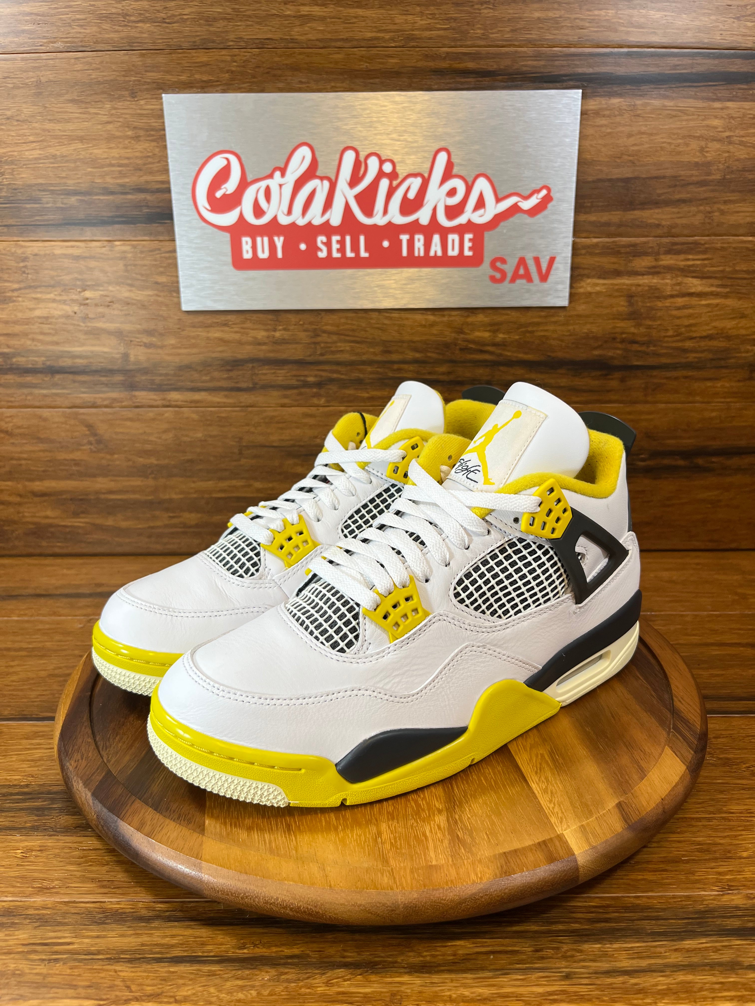 Jordan 4 Retro Vivid Sulfur (Women's)