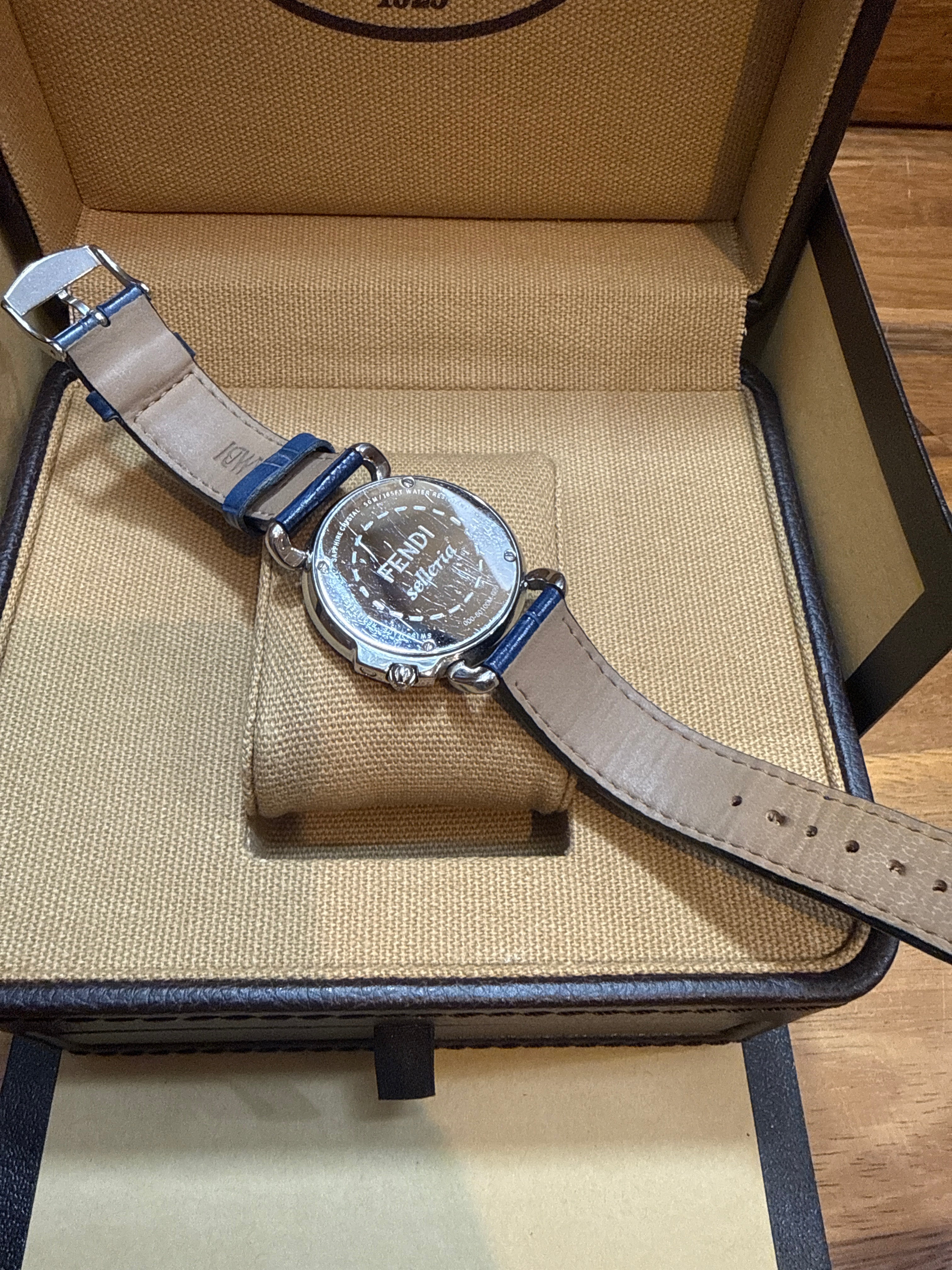 Fendi Selleria Diamond Mother Of Pearl Watch