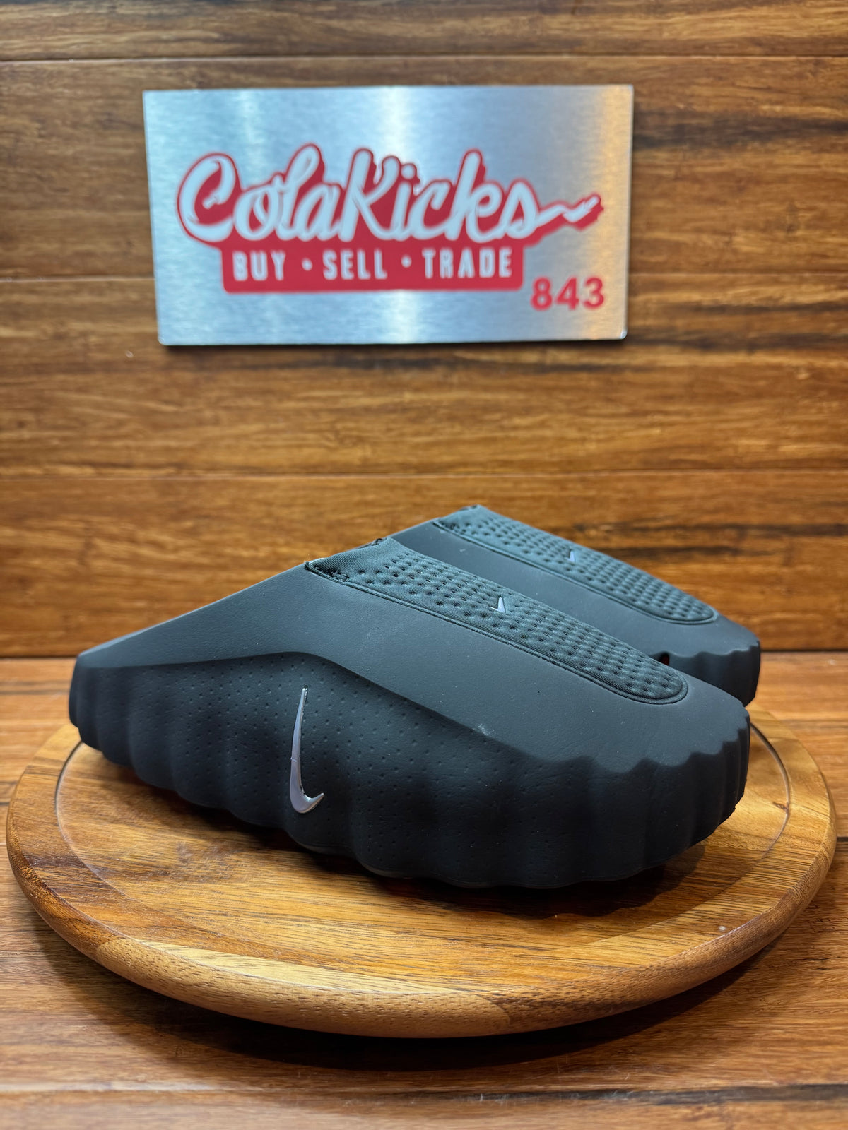 Nike Mind 001 Slide Black Chrome