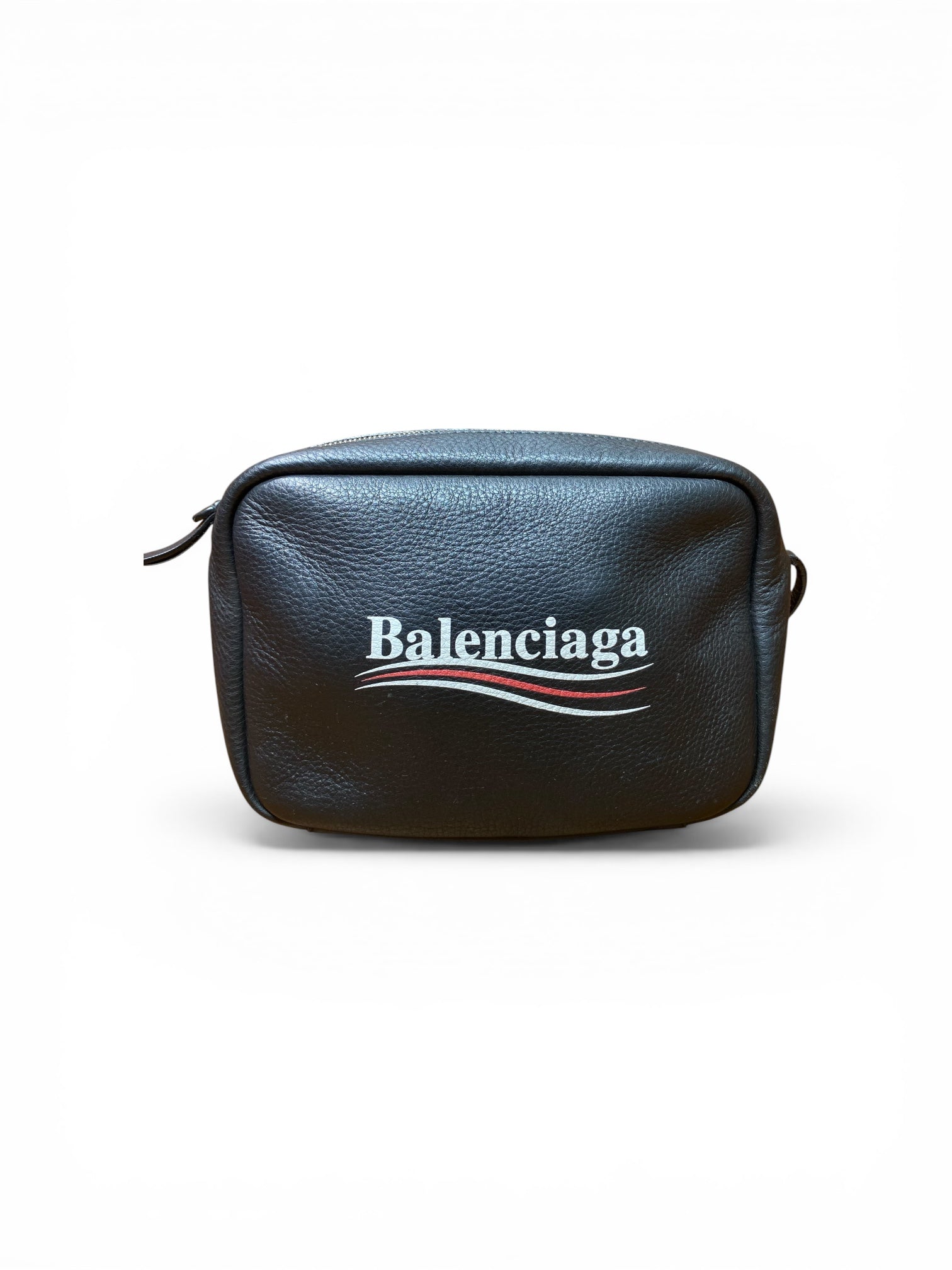 Balenciaga Black Leather Everyday Camera Bag