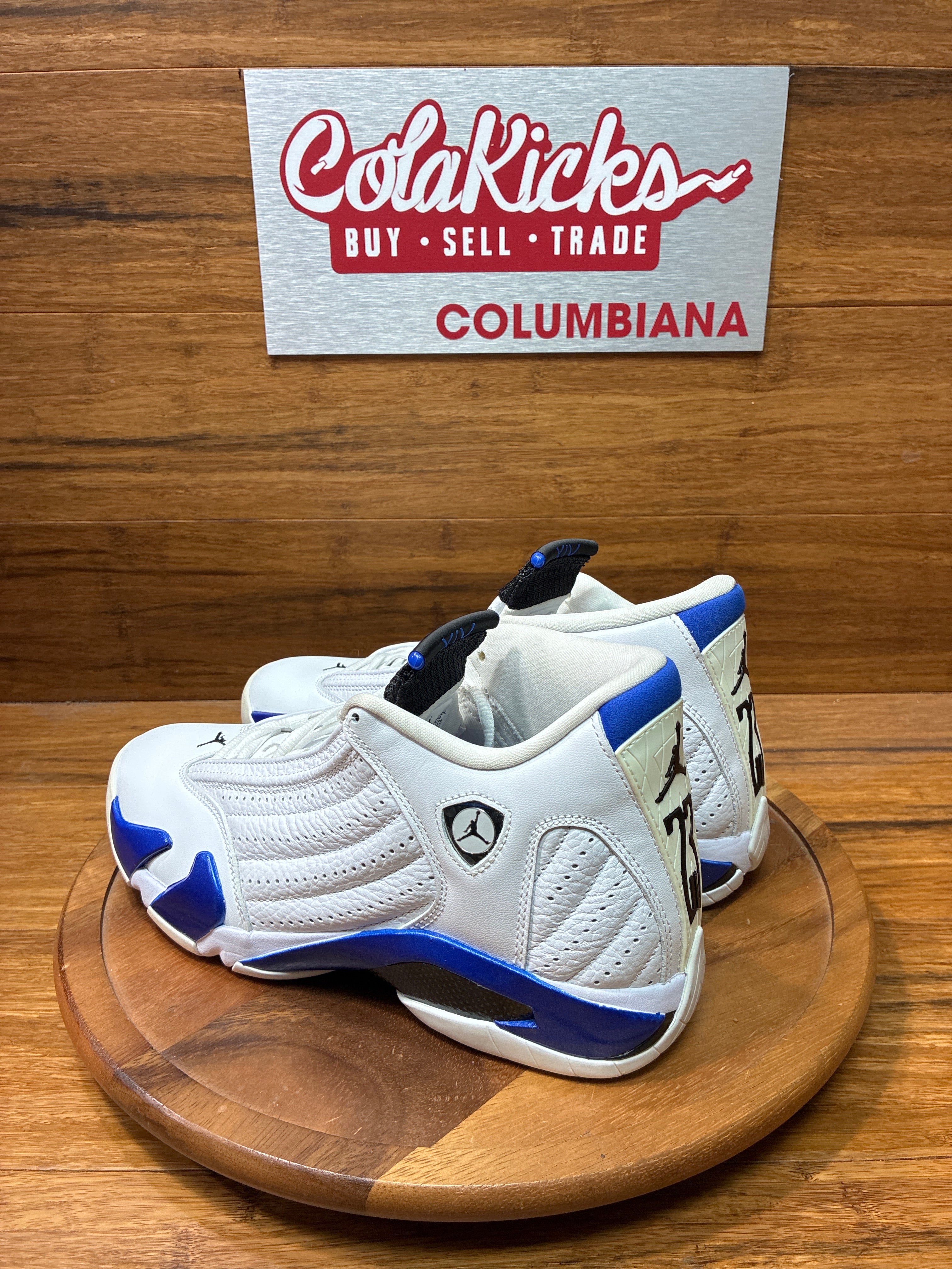 Jordan 14 Retro White Hyper Royal