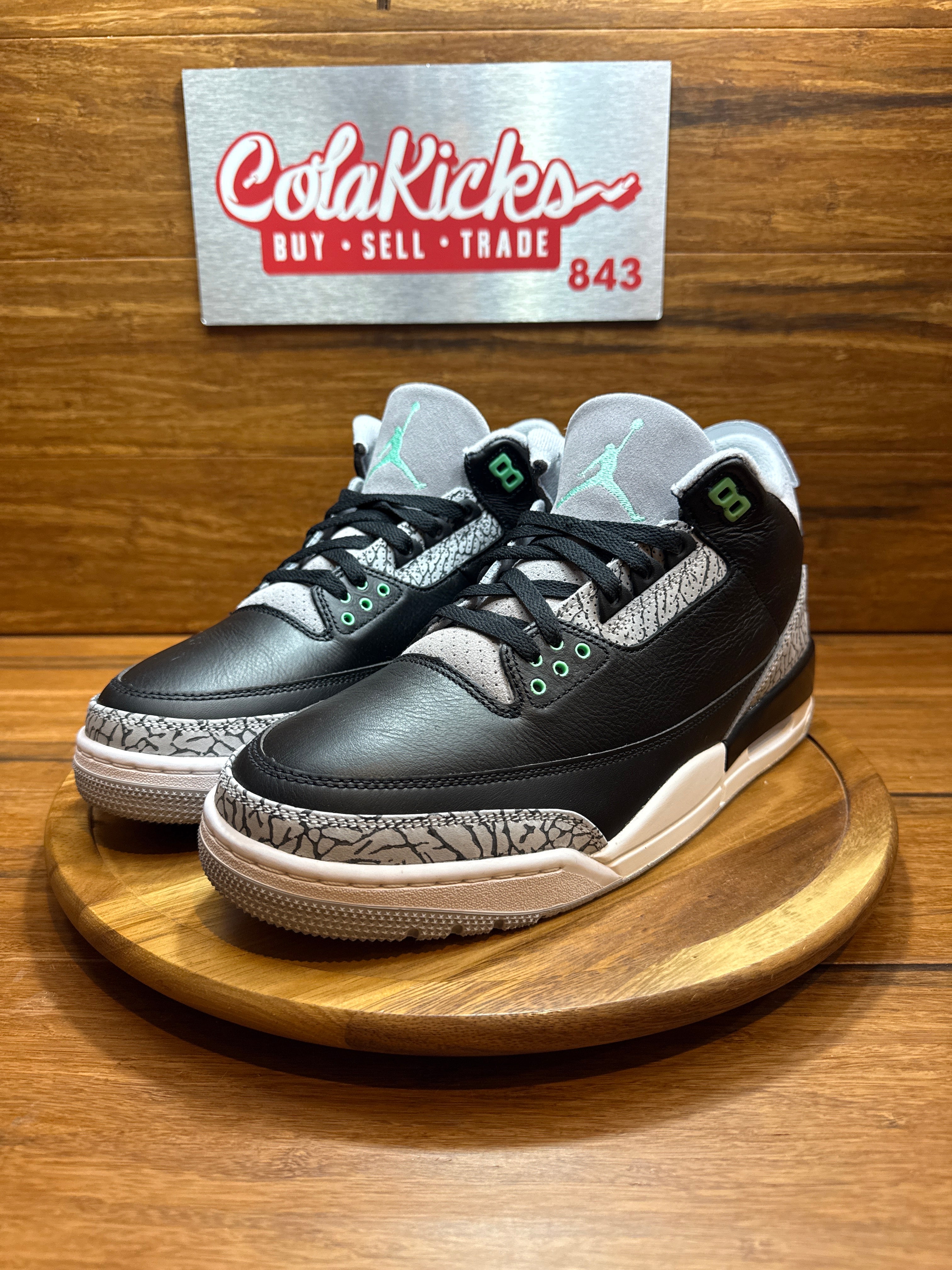Jordan 3 Retro Green Glow