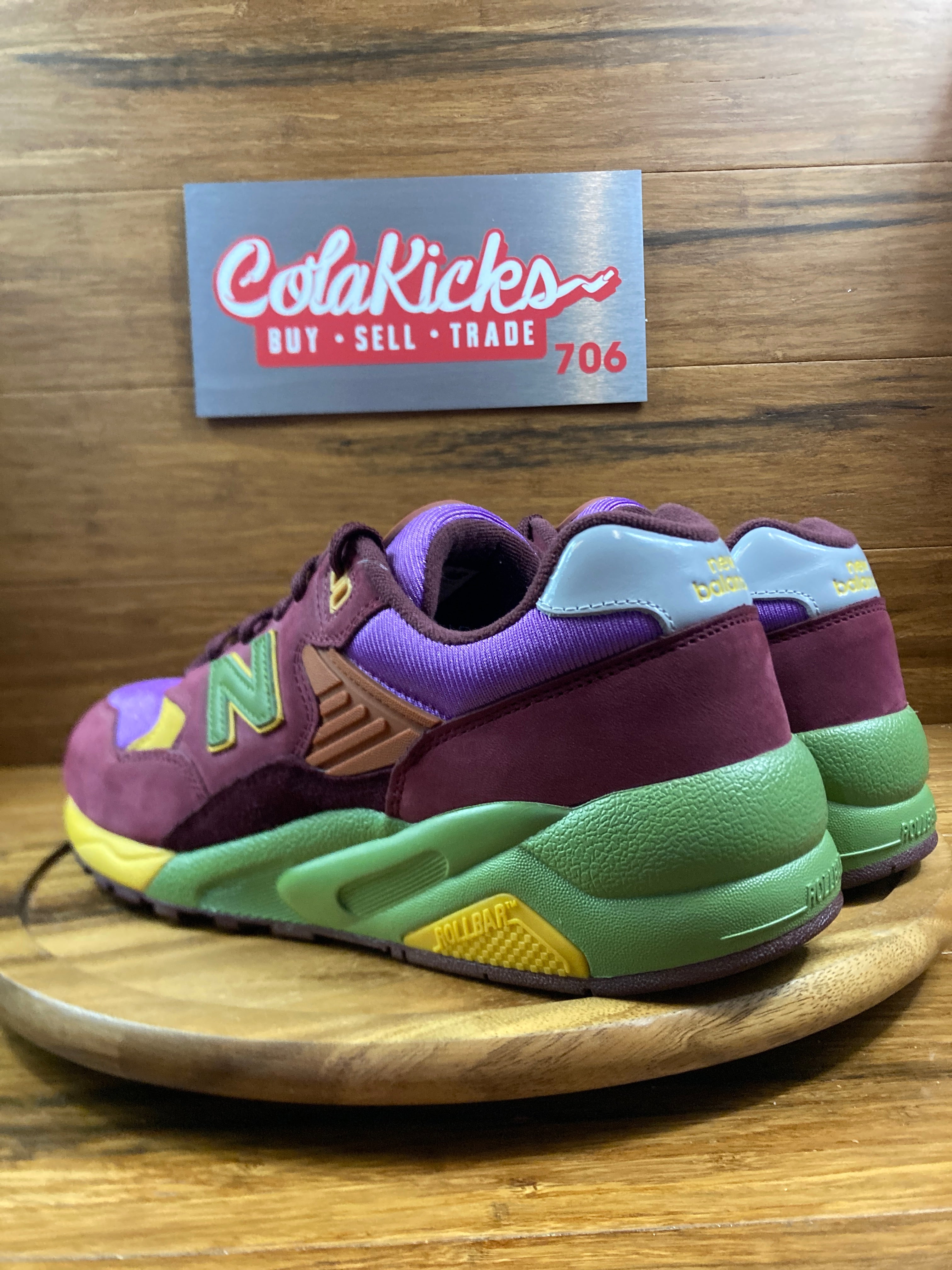 New Balance 580 Stray Rats Maroon Purple