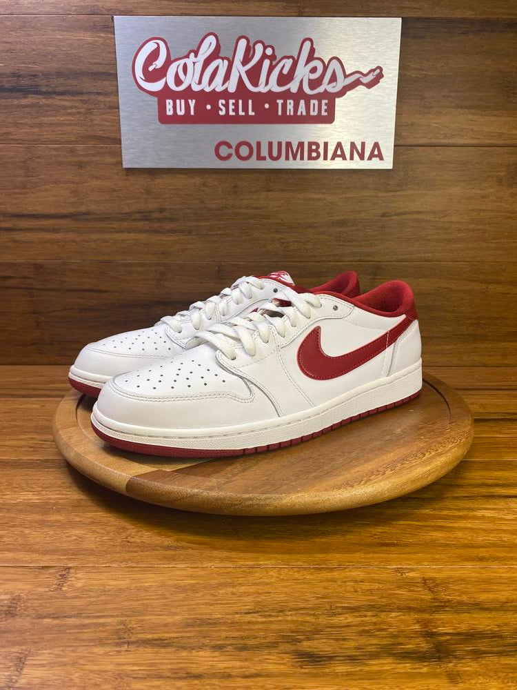Jordan 1 Retro Low White Varsity Red