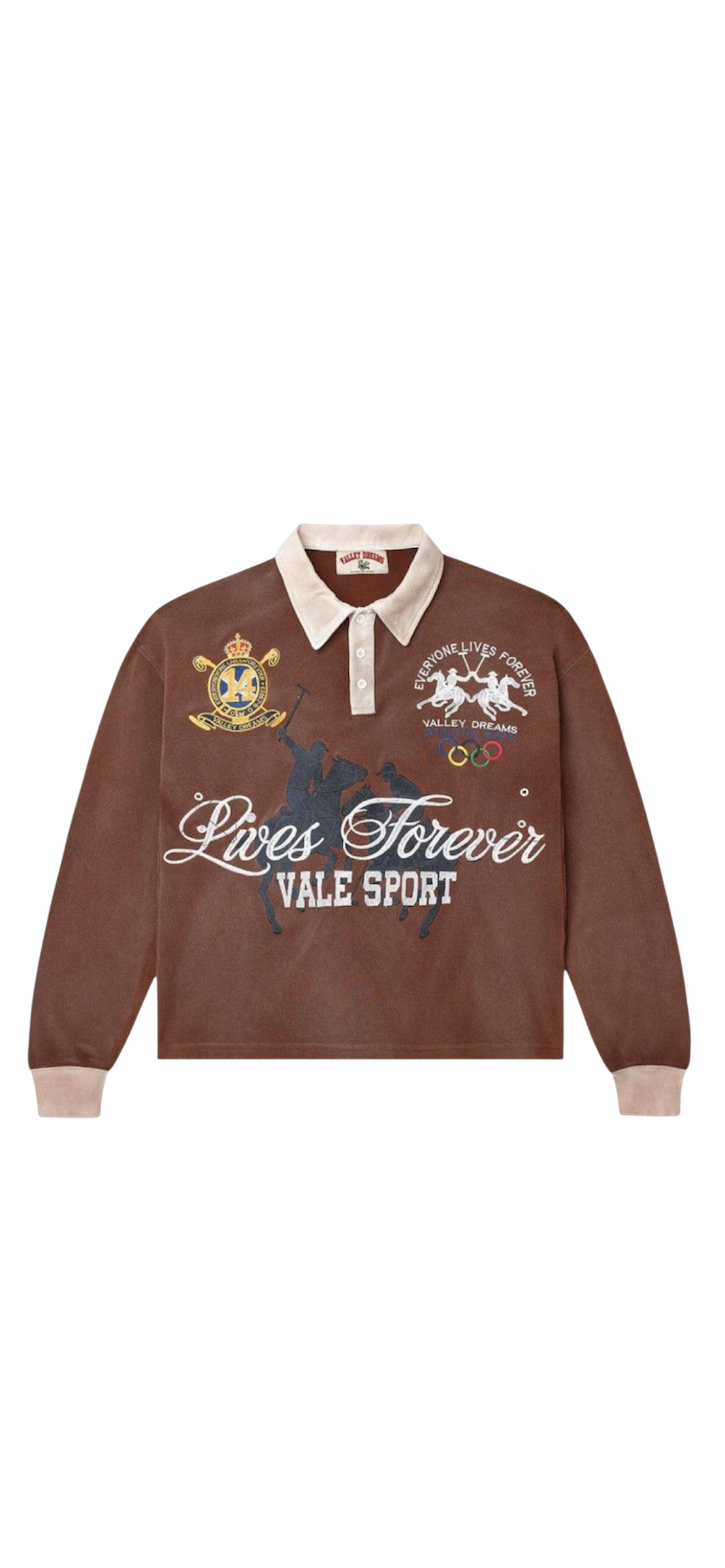 Vale Forever Ben Rugby Tee Brown