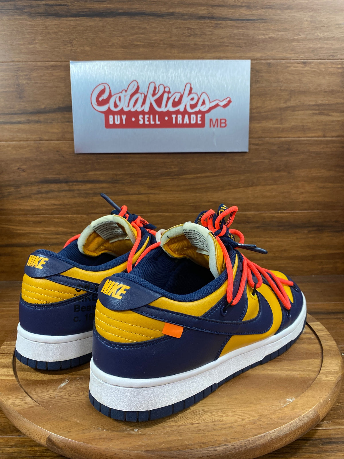 Nike Dunk Low Off-White University Gold