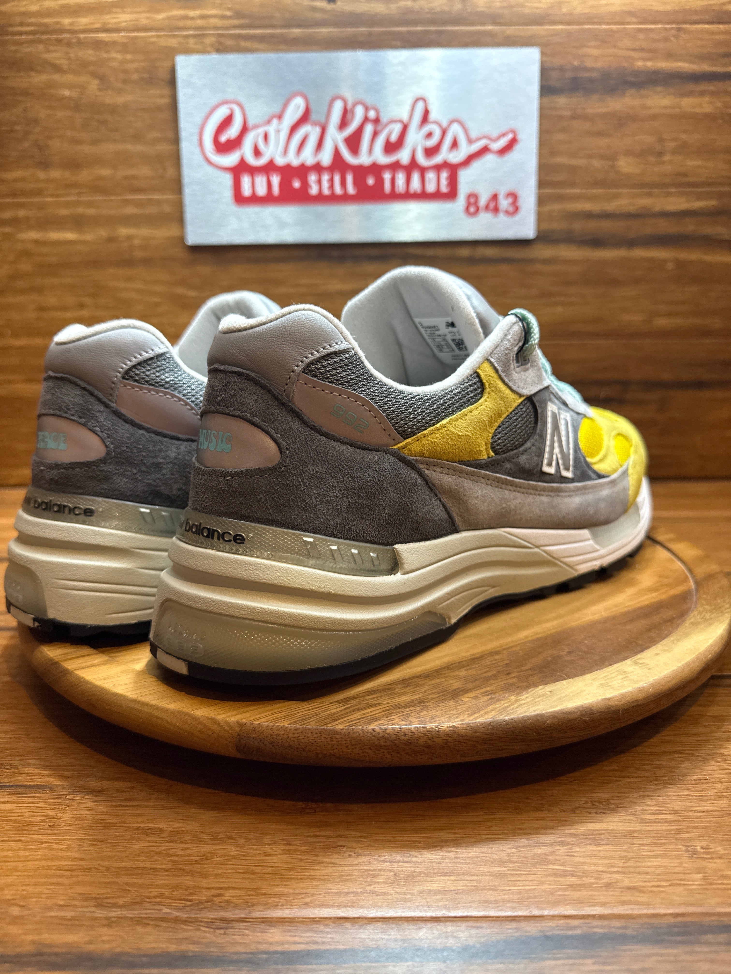 New Balance 992 Nice Kicks Amoeba Music Grey
