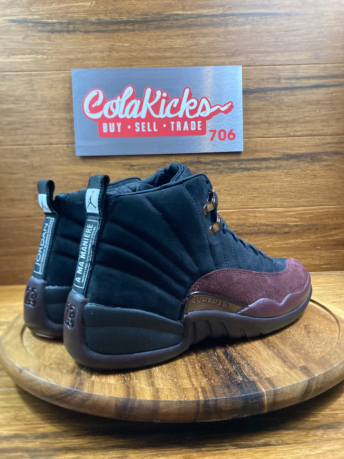 Jordan 12 Retro SP A Ma Maniére Black (Women's)