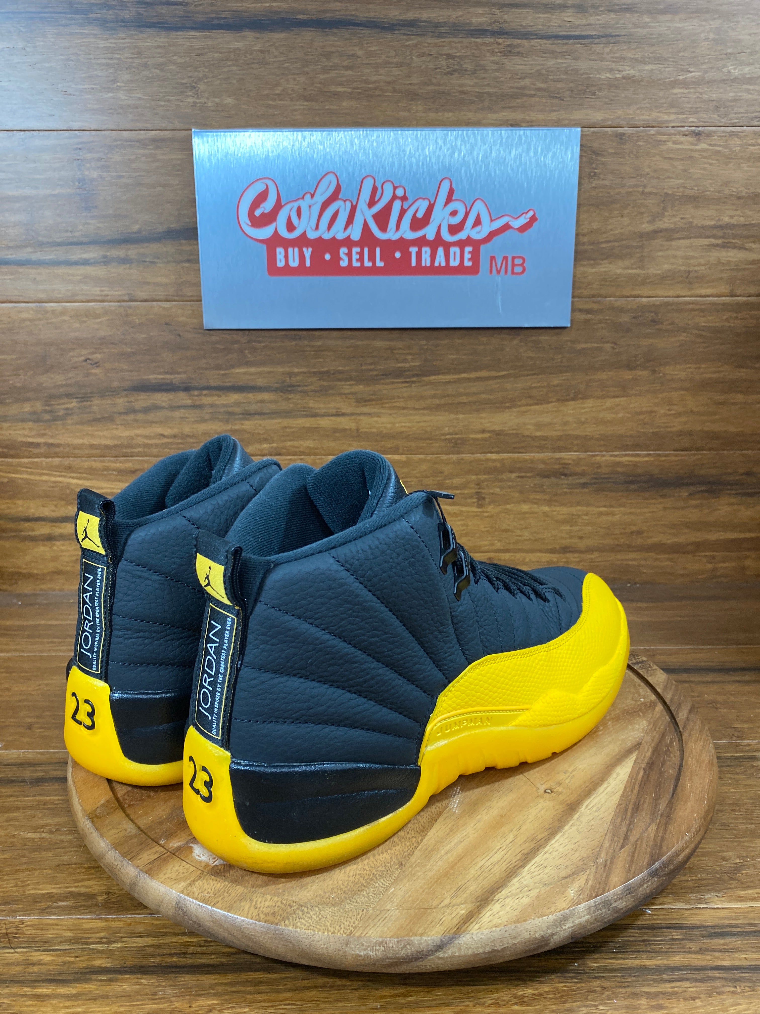 Jordan 12 Retro Black University Gold