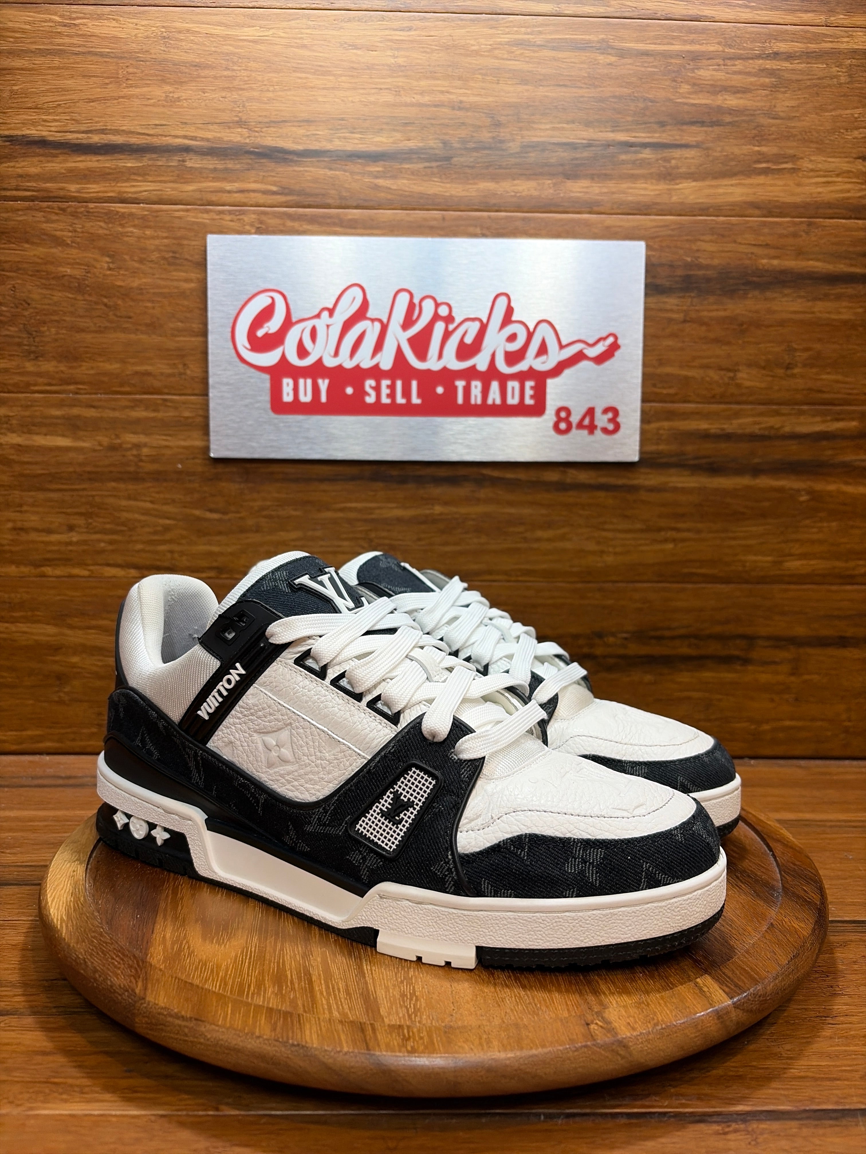 Louis Vuitton LV Trainer White Black