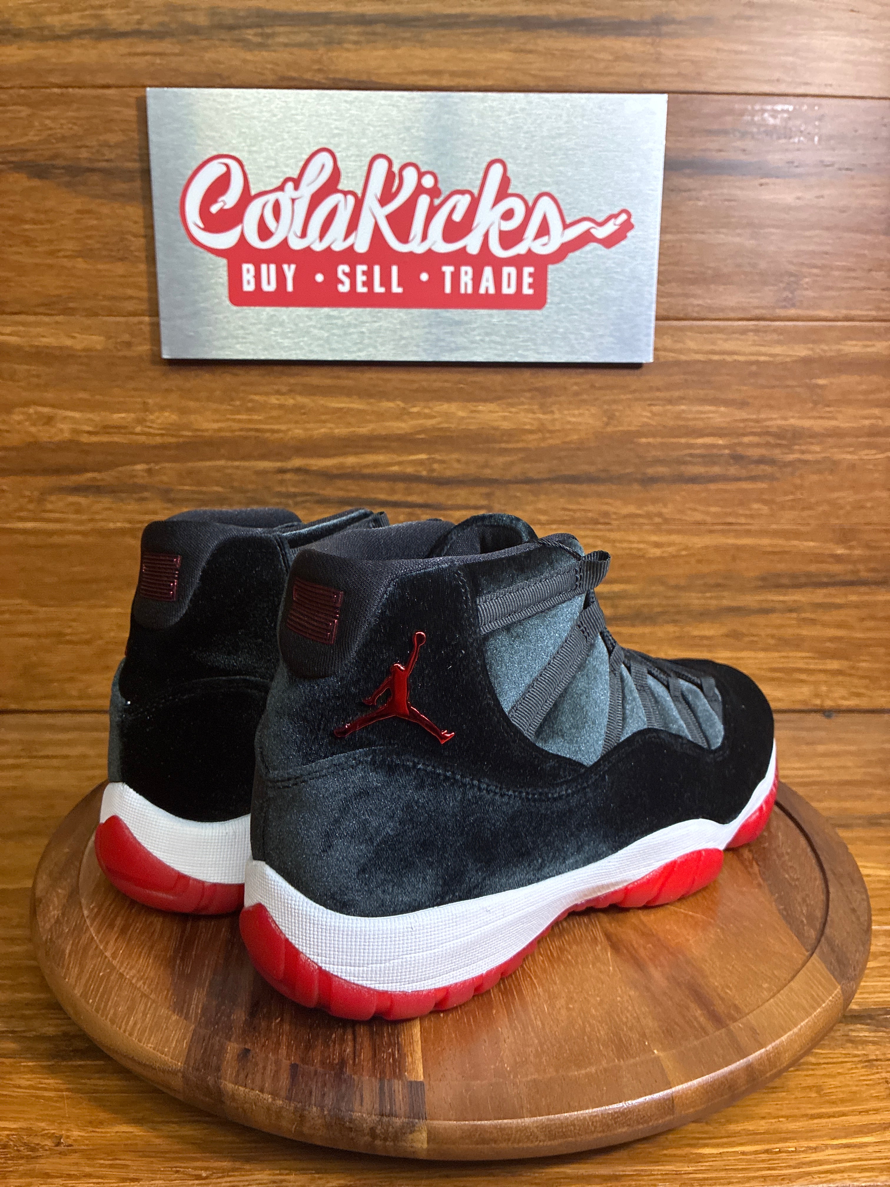 Jordan 11 Retro Bred Velvet (Women's)