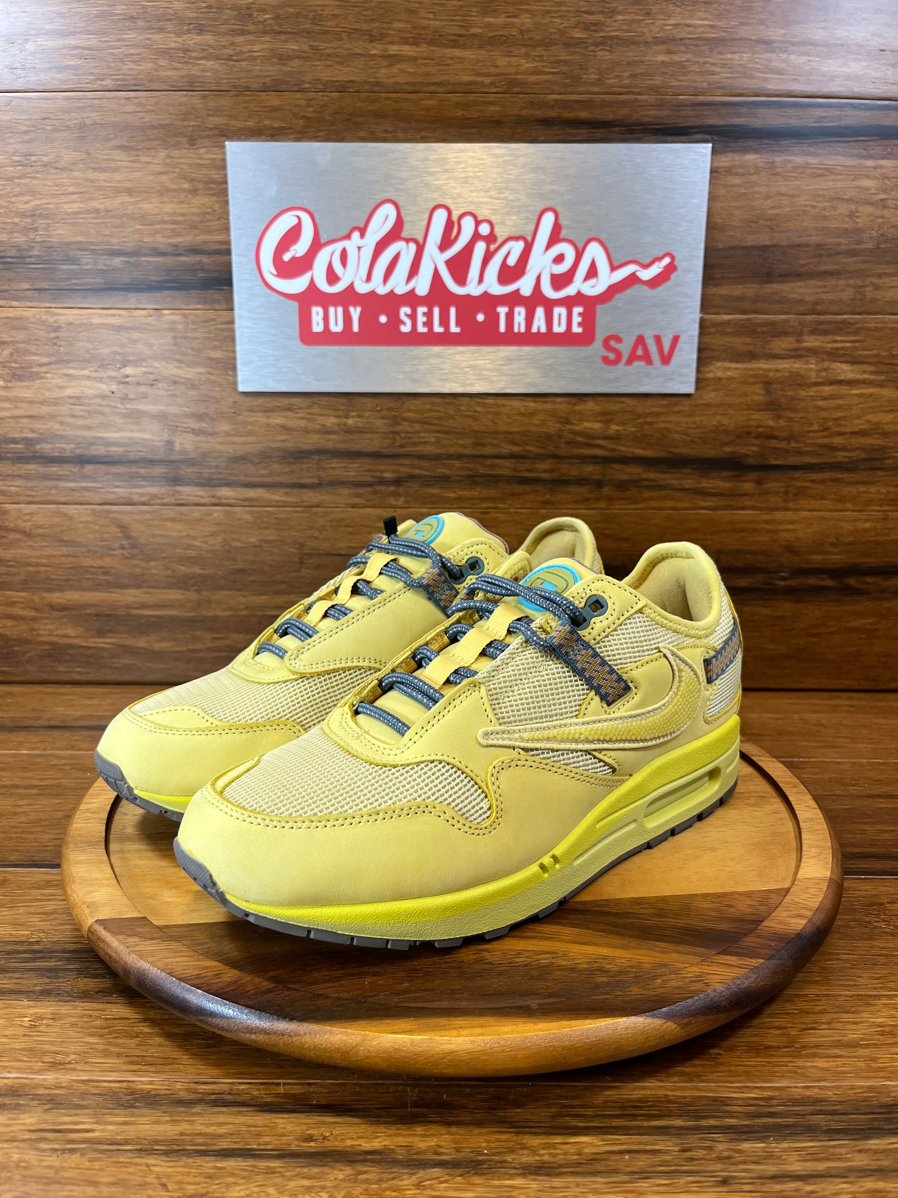 Nike Air Max 1 Travis Scott Cactus Jack Saturn Gold