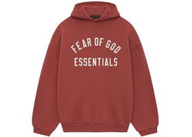 Fear of God Essentials Fleece Hoodie Crimson