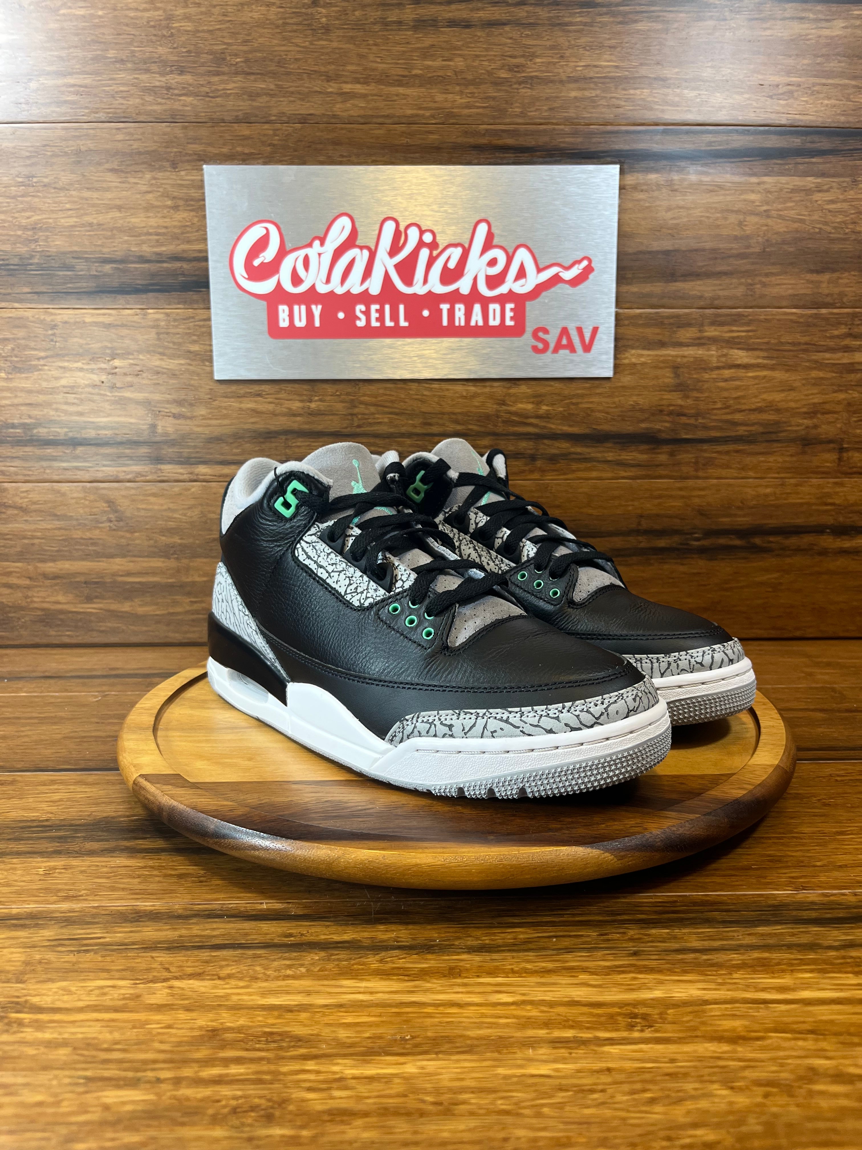 Jordan 3 Retro Green Glow