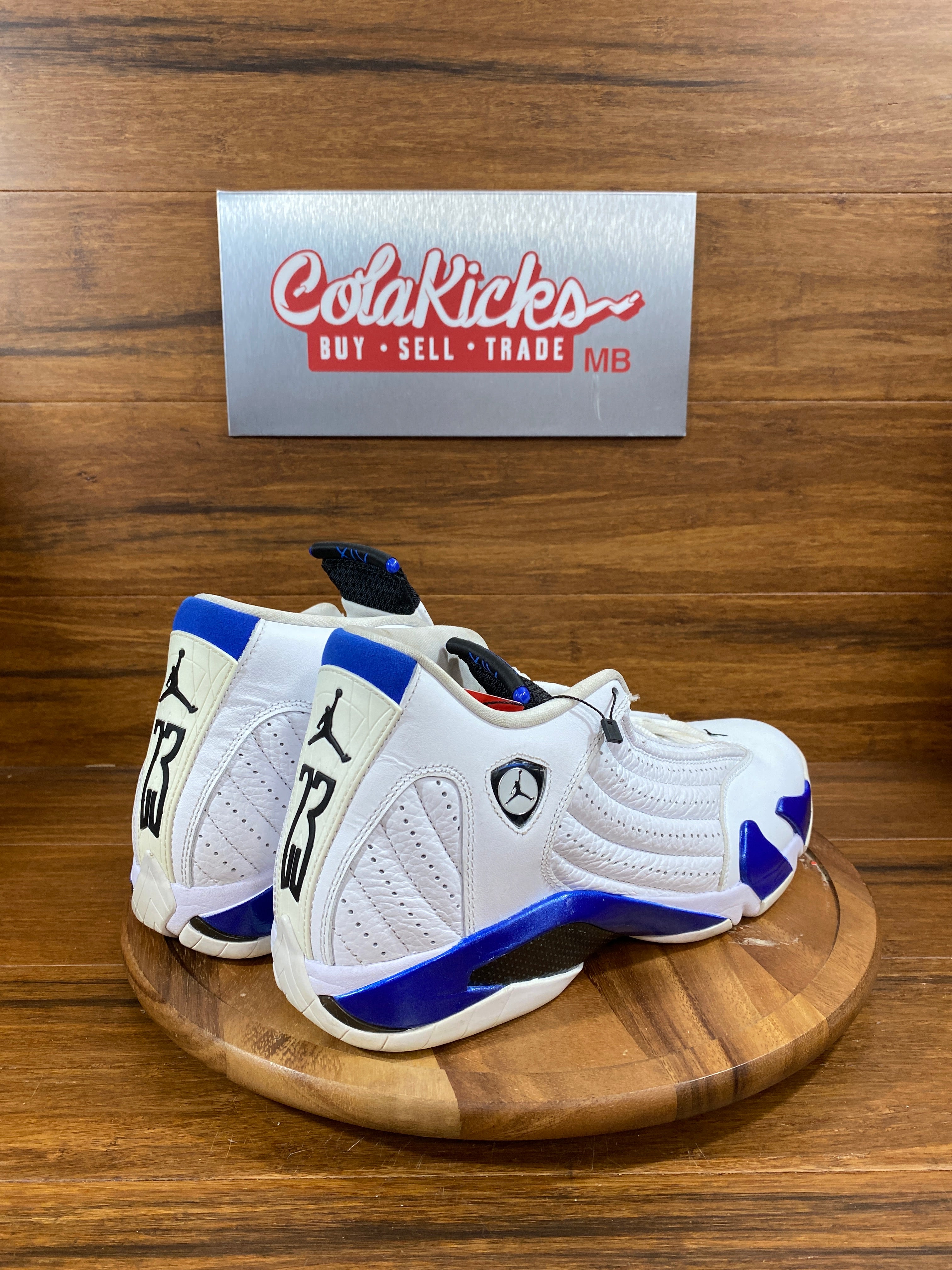 Jordan 14 Retro White Hyper Royal
