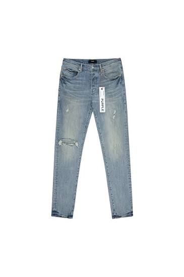 Purple Brand Skinny Three Year Light Indigo Jeans