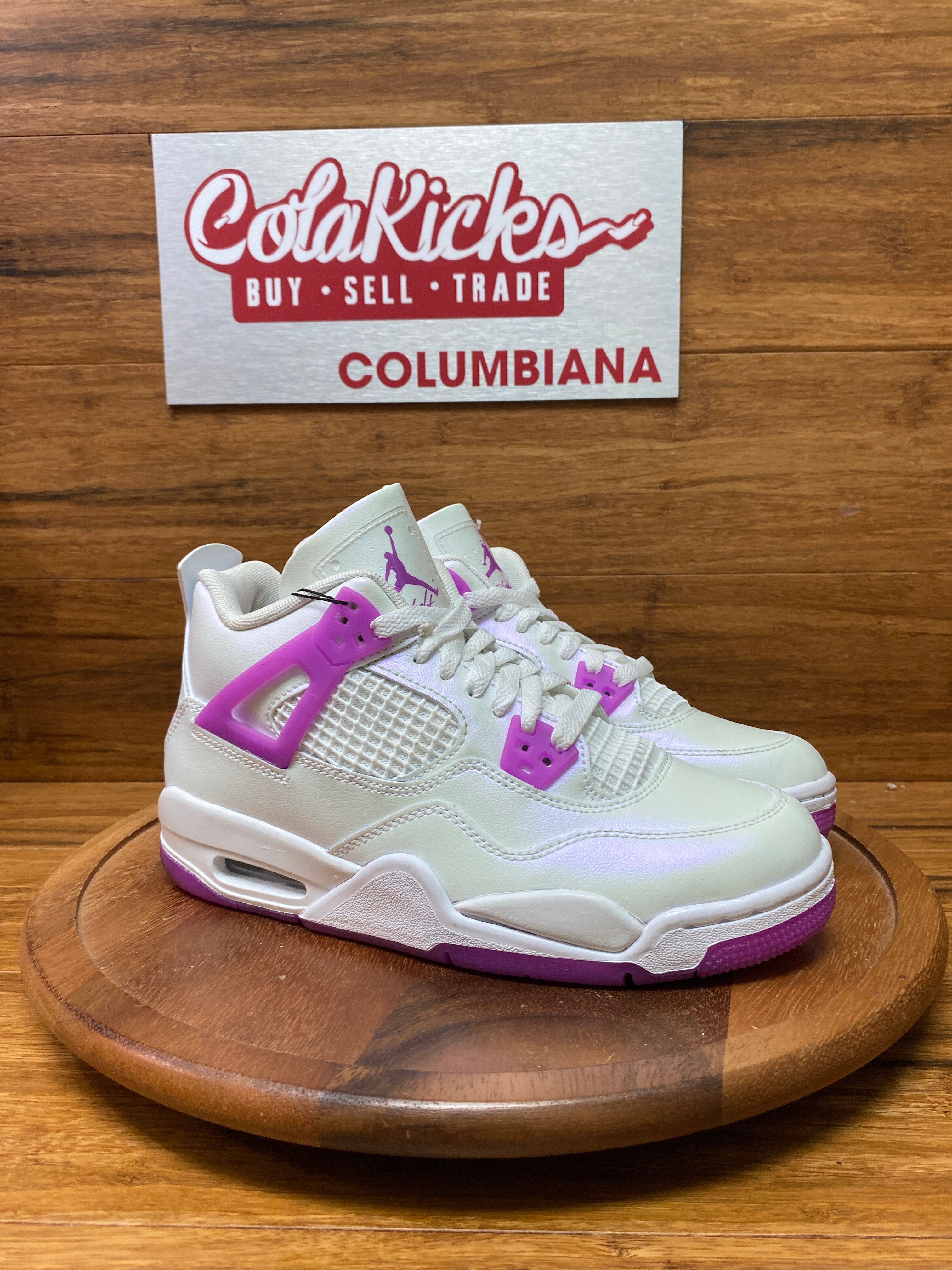 Jordan 4 Retro Hyper Violet (GS)