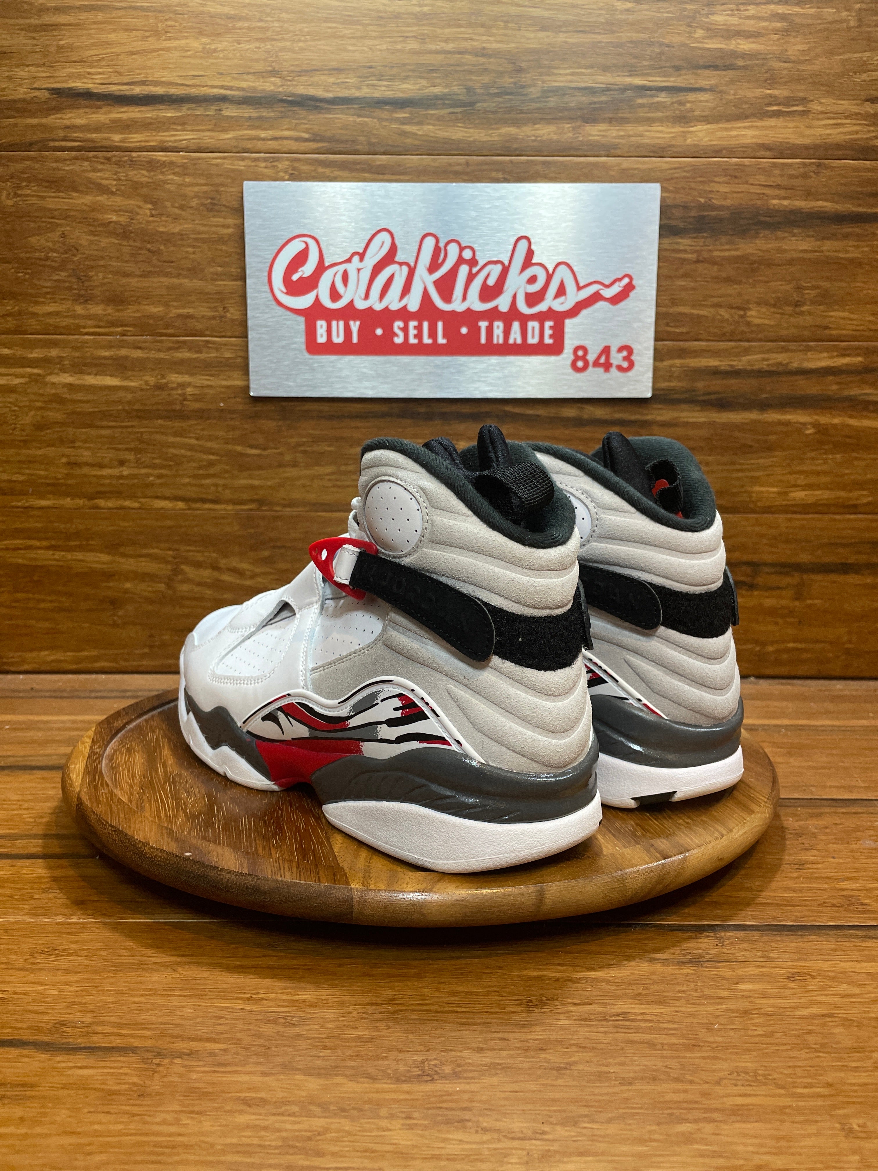 Jordan 8 Retro White True Red (2025)