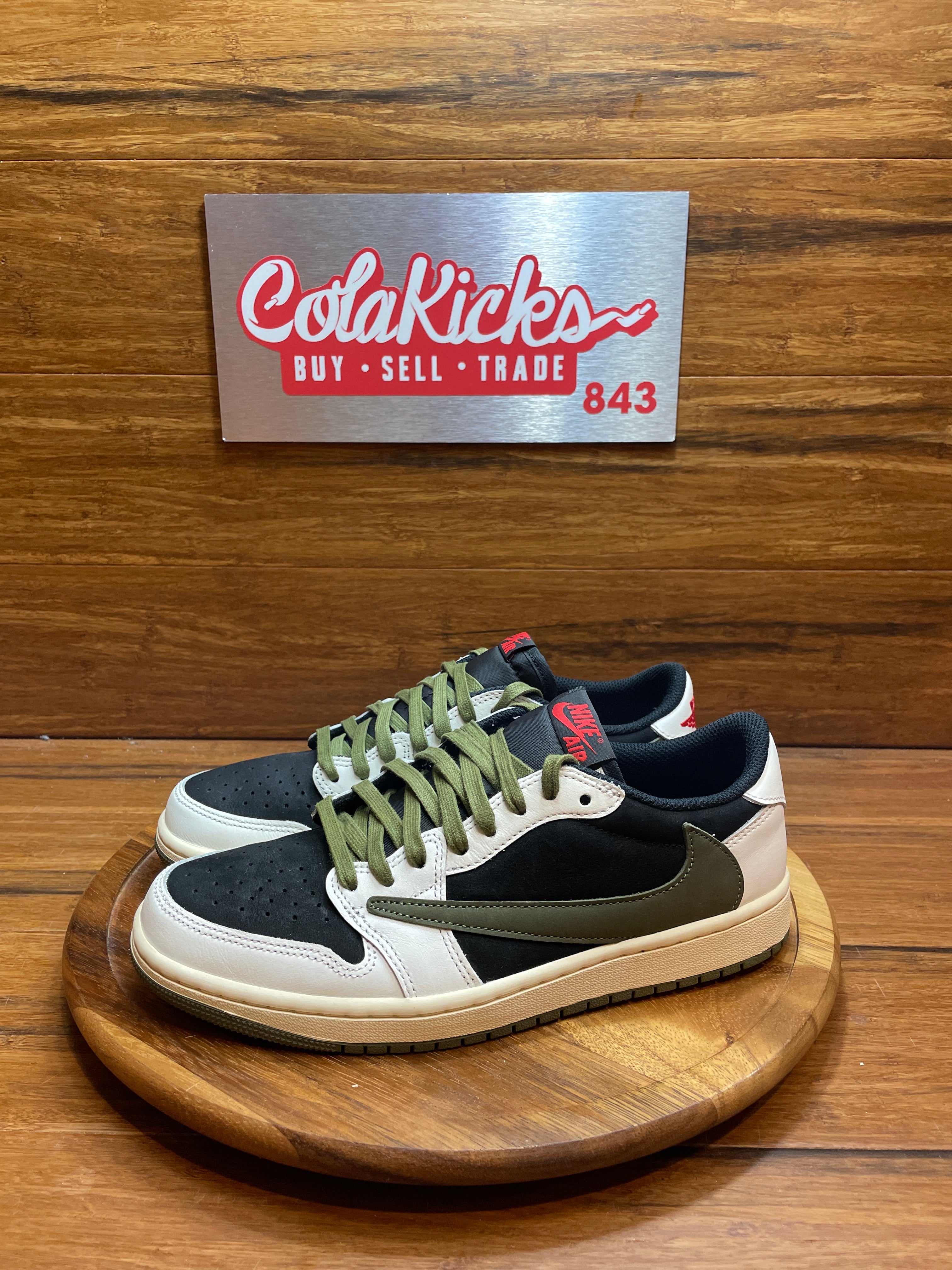 Jordan 1 Retro Low OG SP Travis Scott Olive (Women's)
