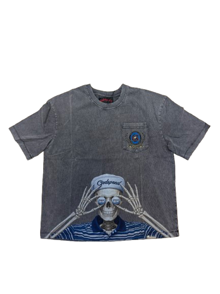 Godspeed Golf Days Pocket Tee Grey